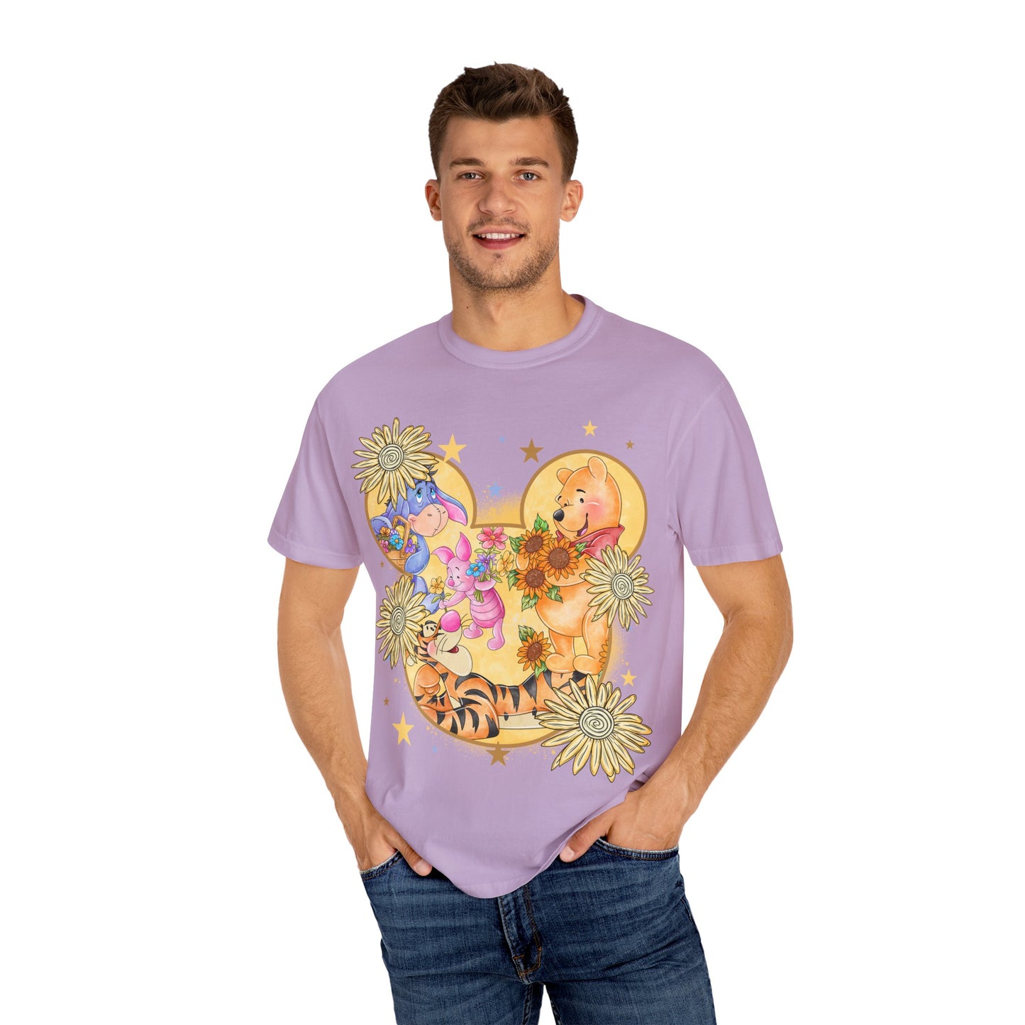 Pooh and crew Unisex Garment-Dyed T-shirt