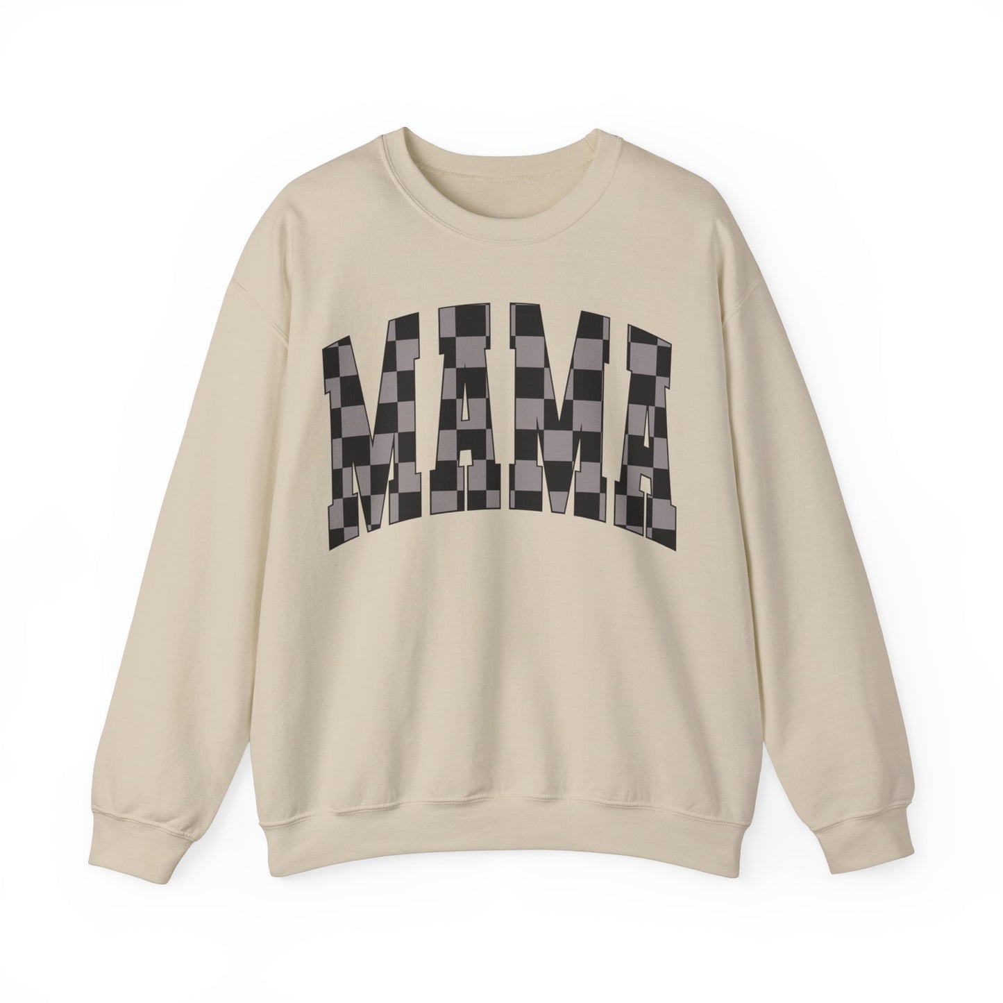 checkered mama Unisex Heavy Blend™ Crewneck Sweatshirt