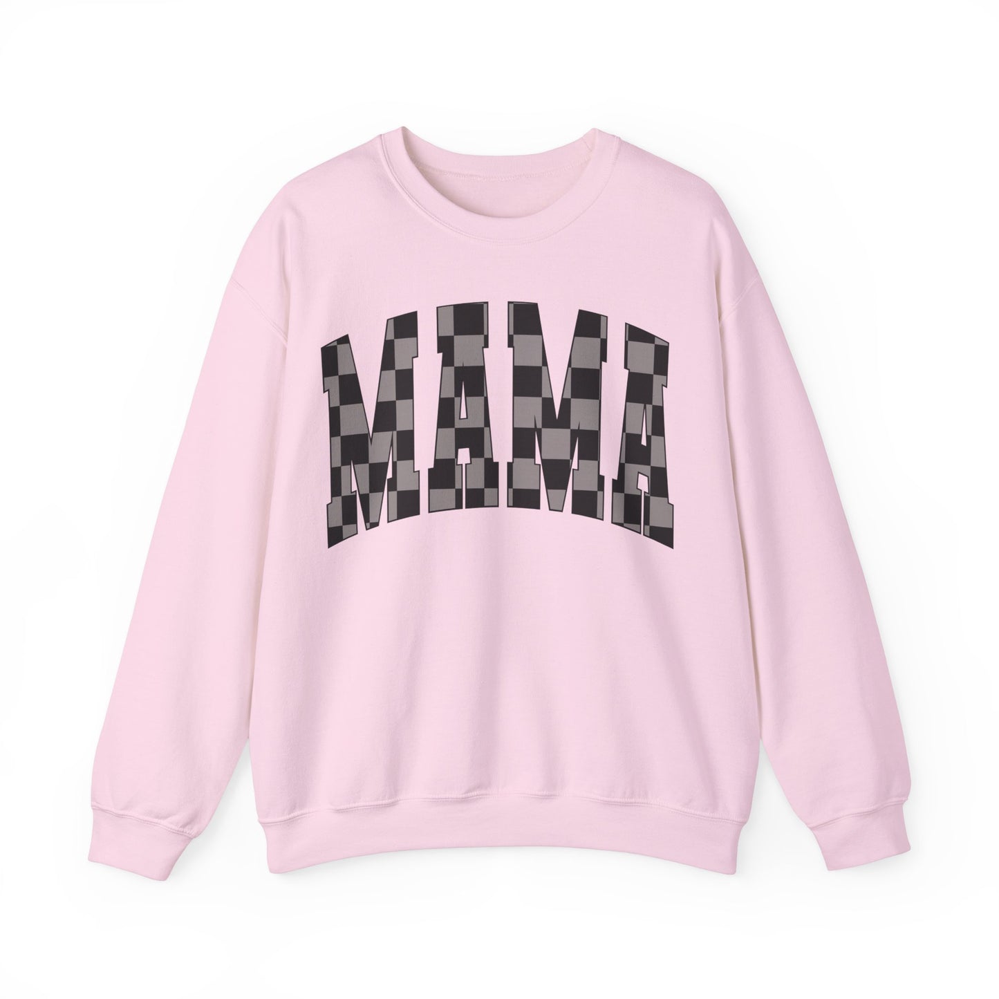 checkered mama Unisex Heavy Blend™ Crewneck Sweatshirt