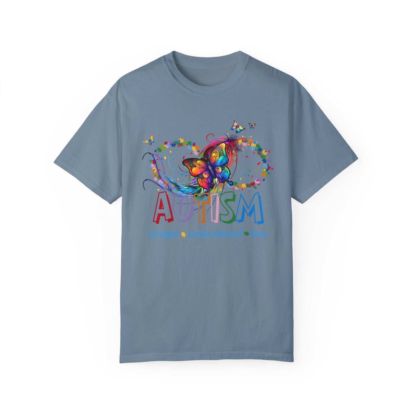 accept understand & love Unisex Garment-Dyed T-shirt