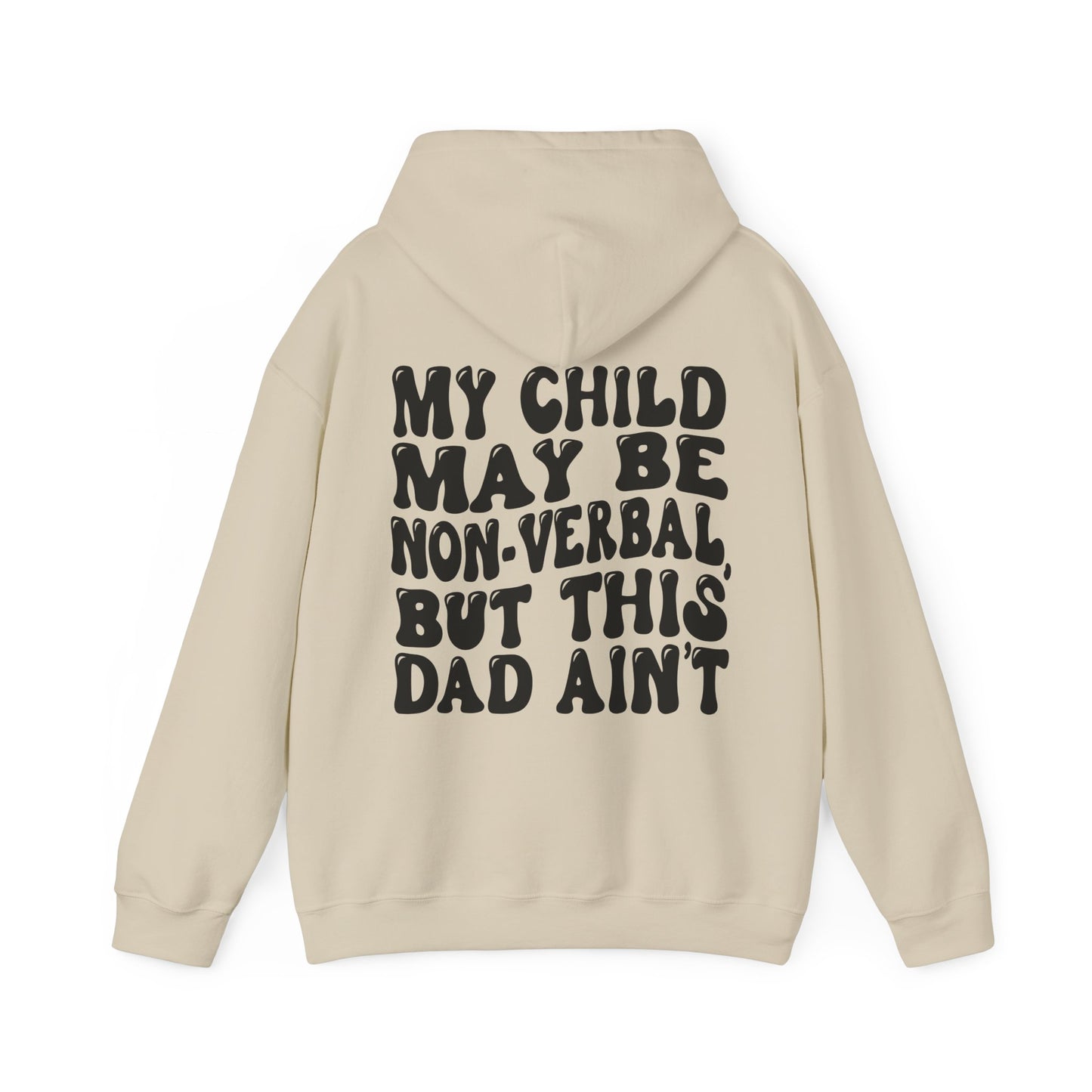 this dad is verbal Unisex Heavy Blend™ Hooded Sweatshirt
