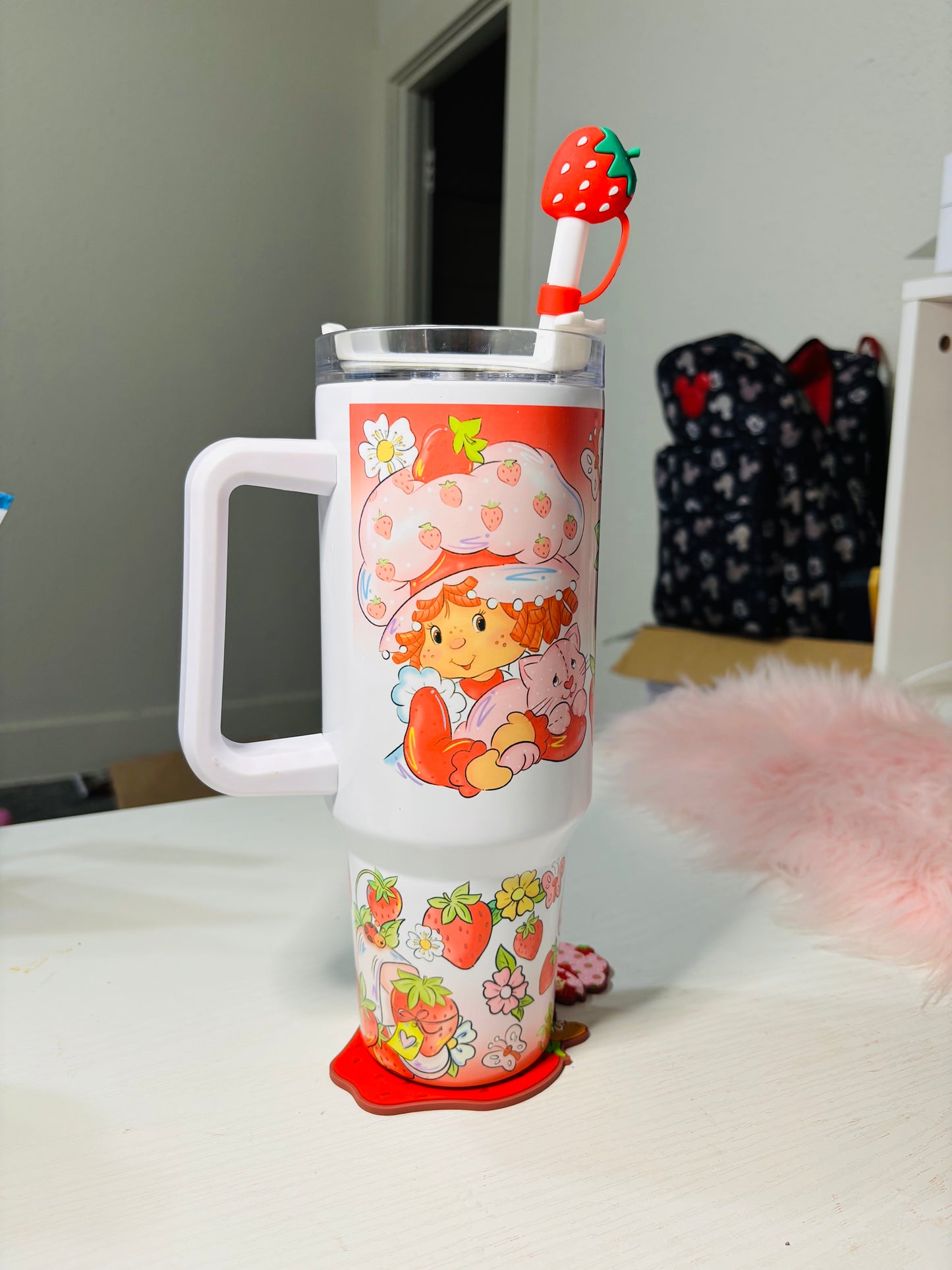 Original strawberry girl 40oz tumbler