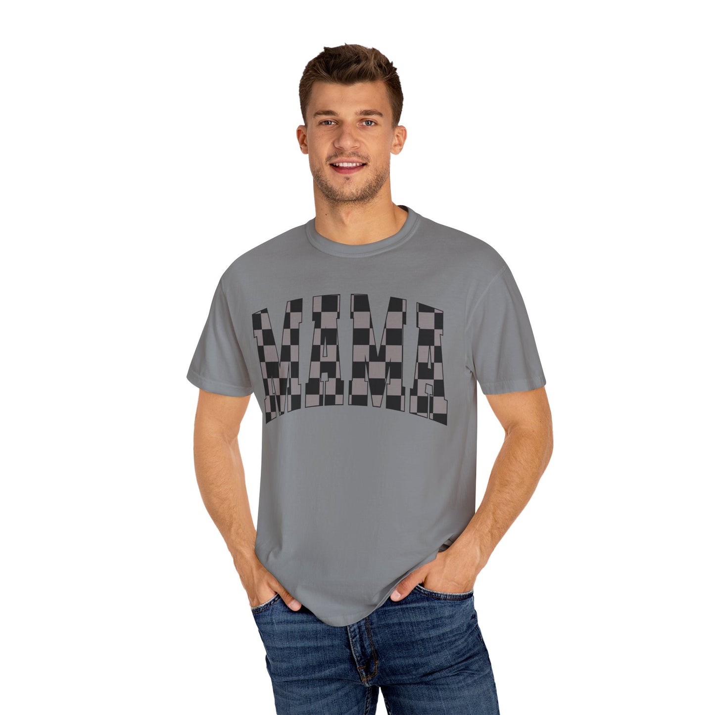 checkered mama Unisex Garment-Dyed T-shirt