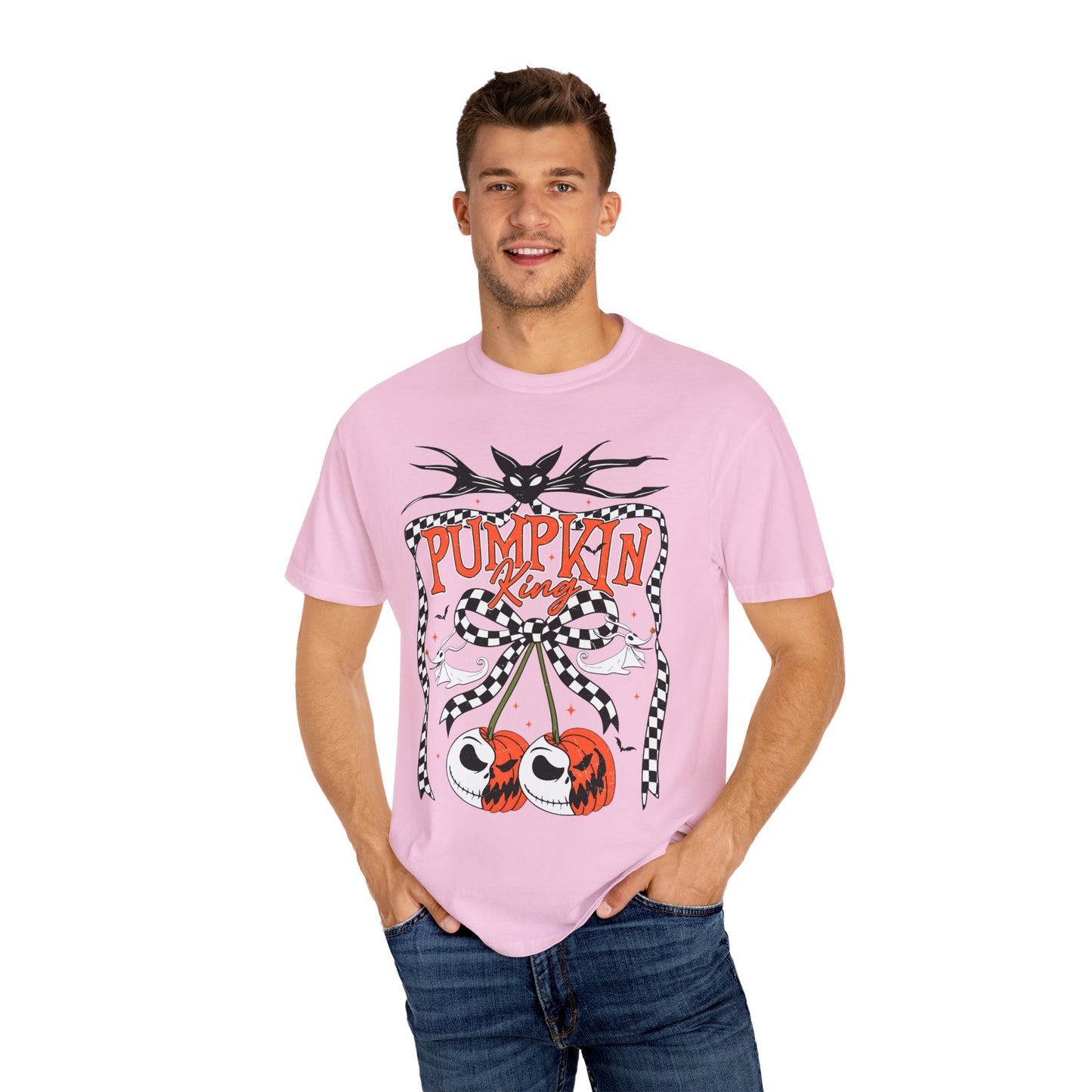 Pumpkin King Unisex Garment-Dyed T-Shirt | Fall Fashion, Halloween Tee