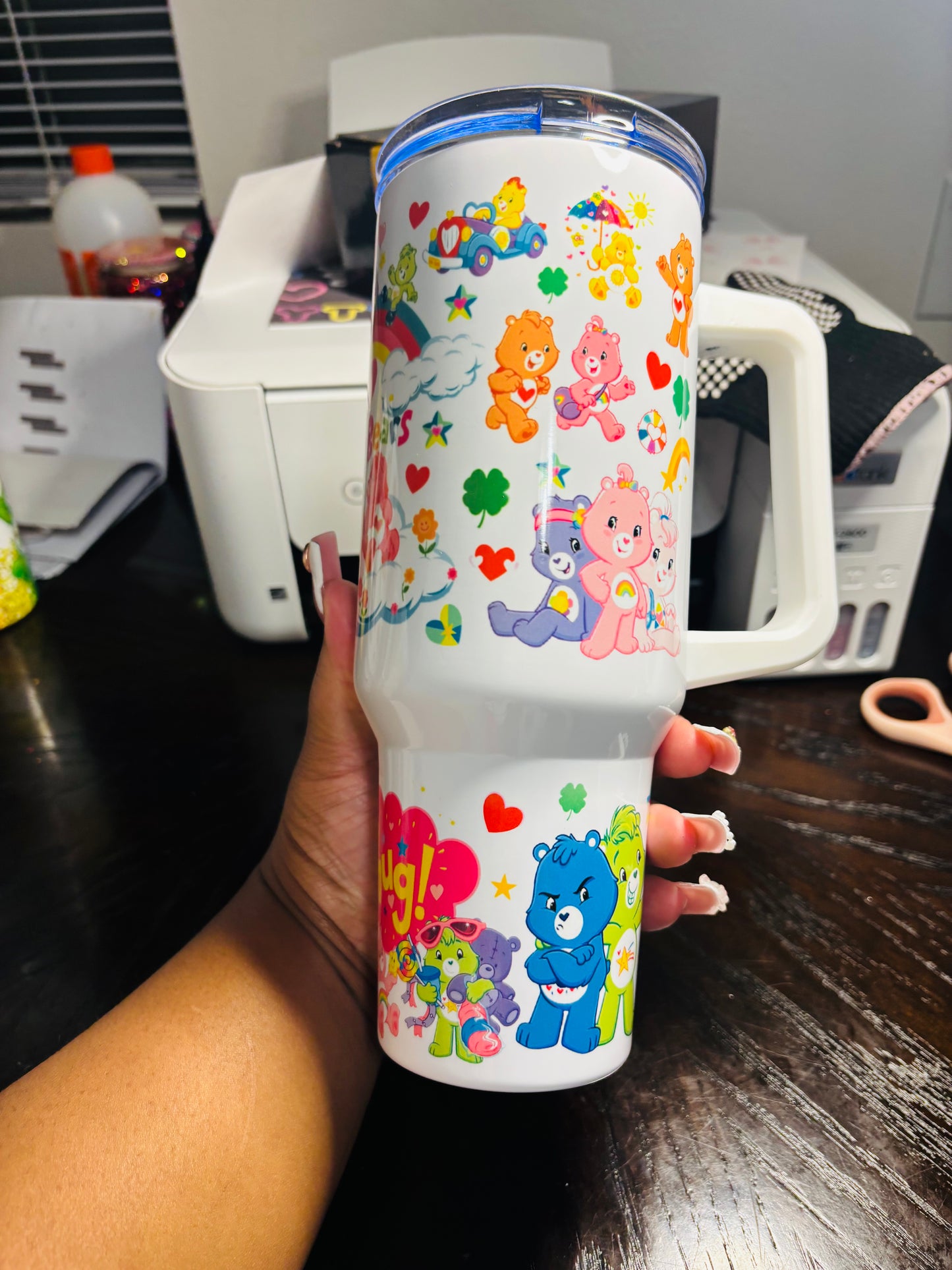 Care Bears hug 40oz tumbler