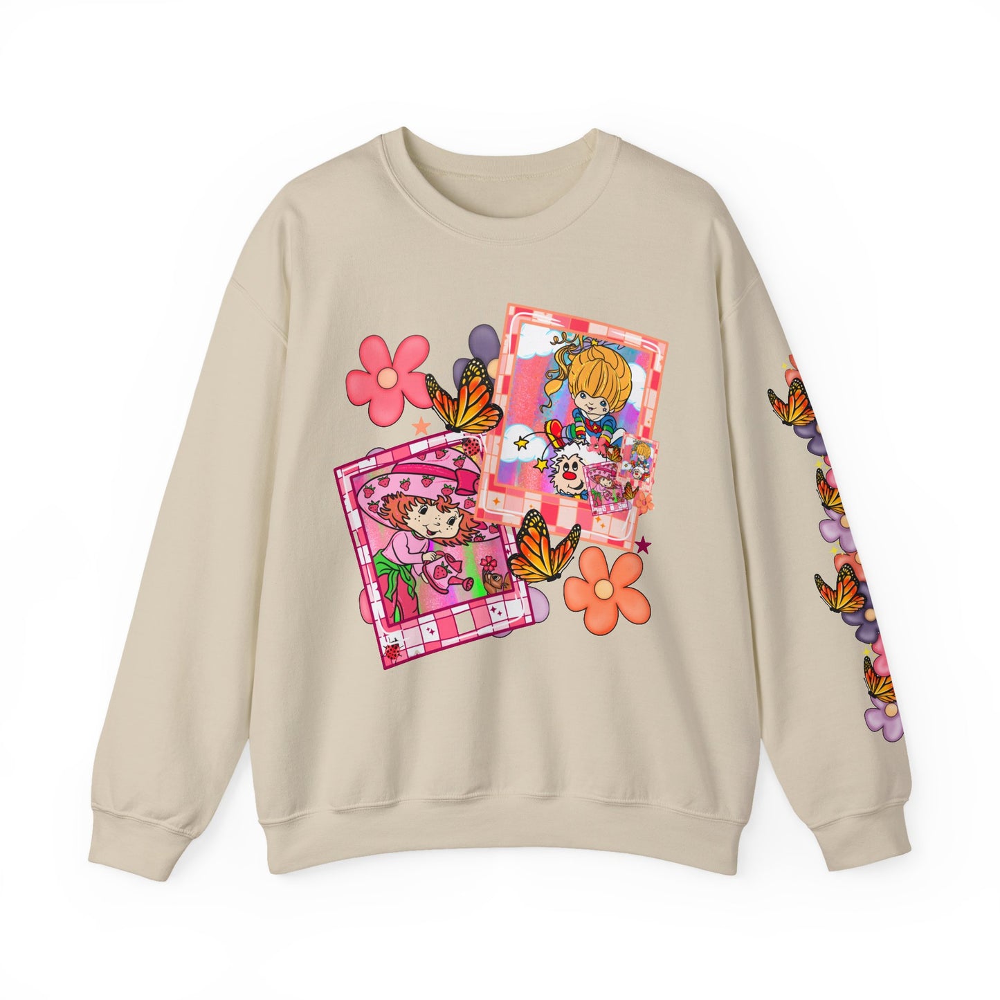 Strawberry & rainbow Crewneck Sweatshirt