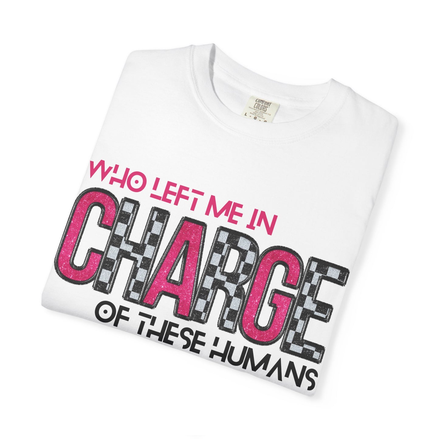 Who left me in charge mom tee
