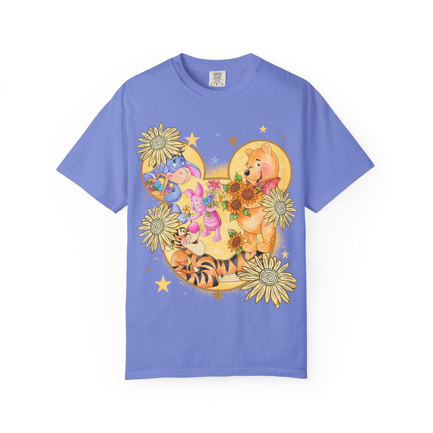 Pooh and crew Unisex Garment-Dyed T-shirt