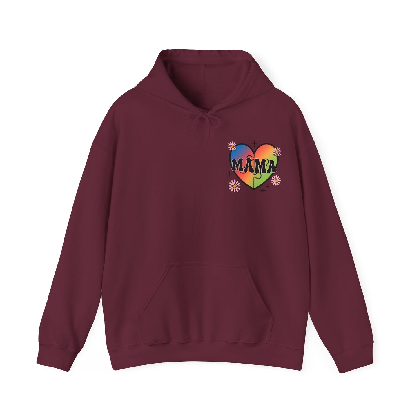 somebodys proud autism mama Unisex Heavy Blend™ Hooded Sweatshirt