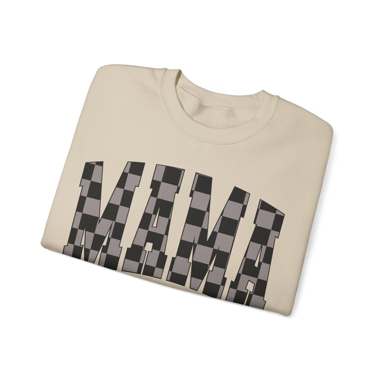 checkered mama Unisex Heavy Blend™ Crewneck Sweatshirt