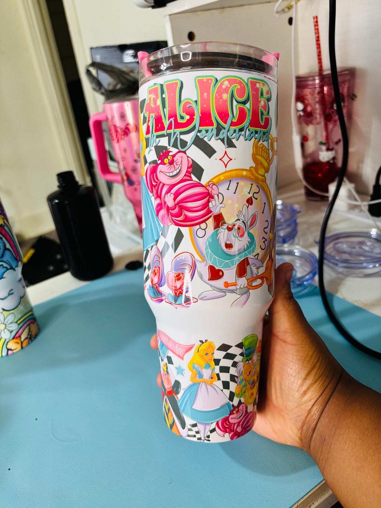 Alice 40oz sublimation tumbler