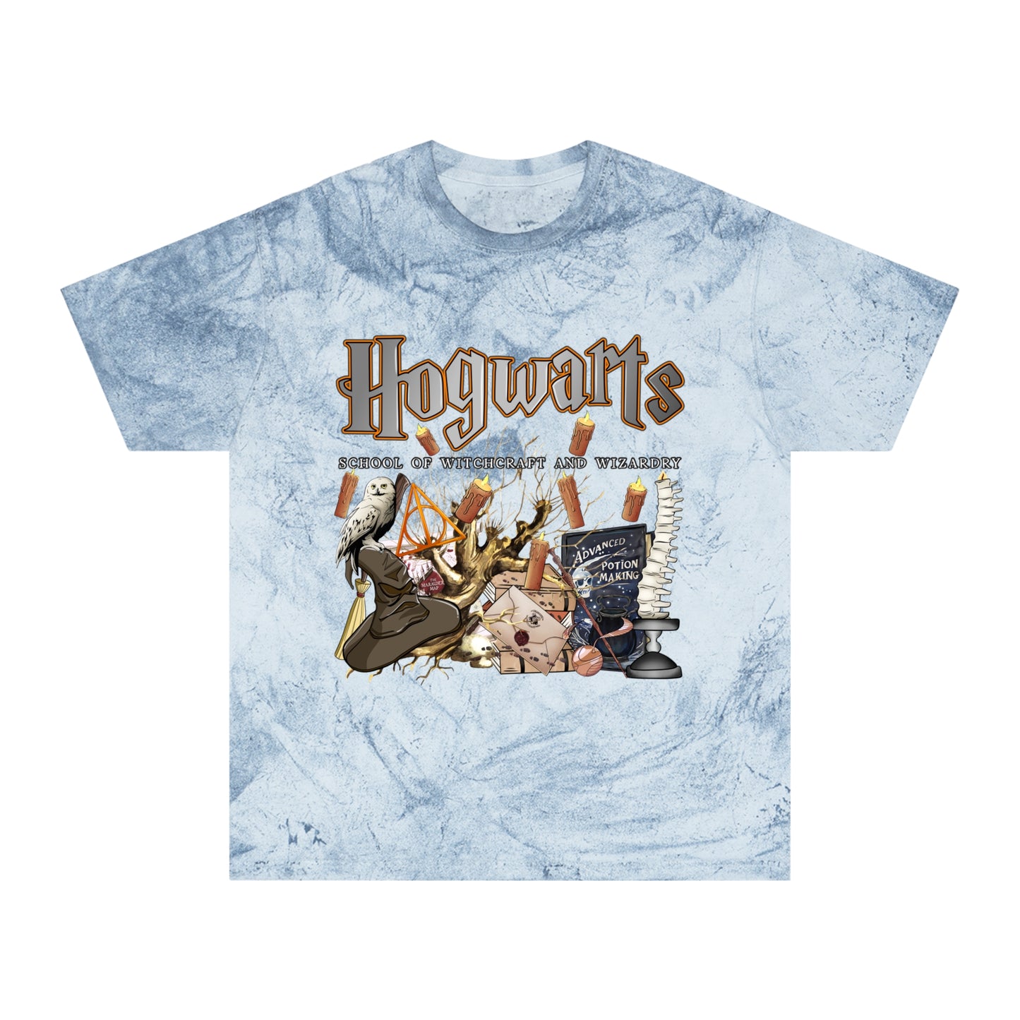 Hogwarts Color Blast Wizard T-Shirt