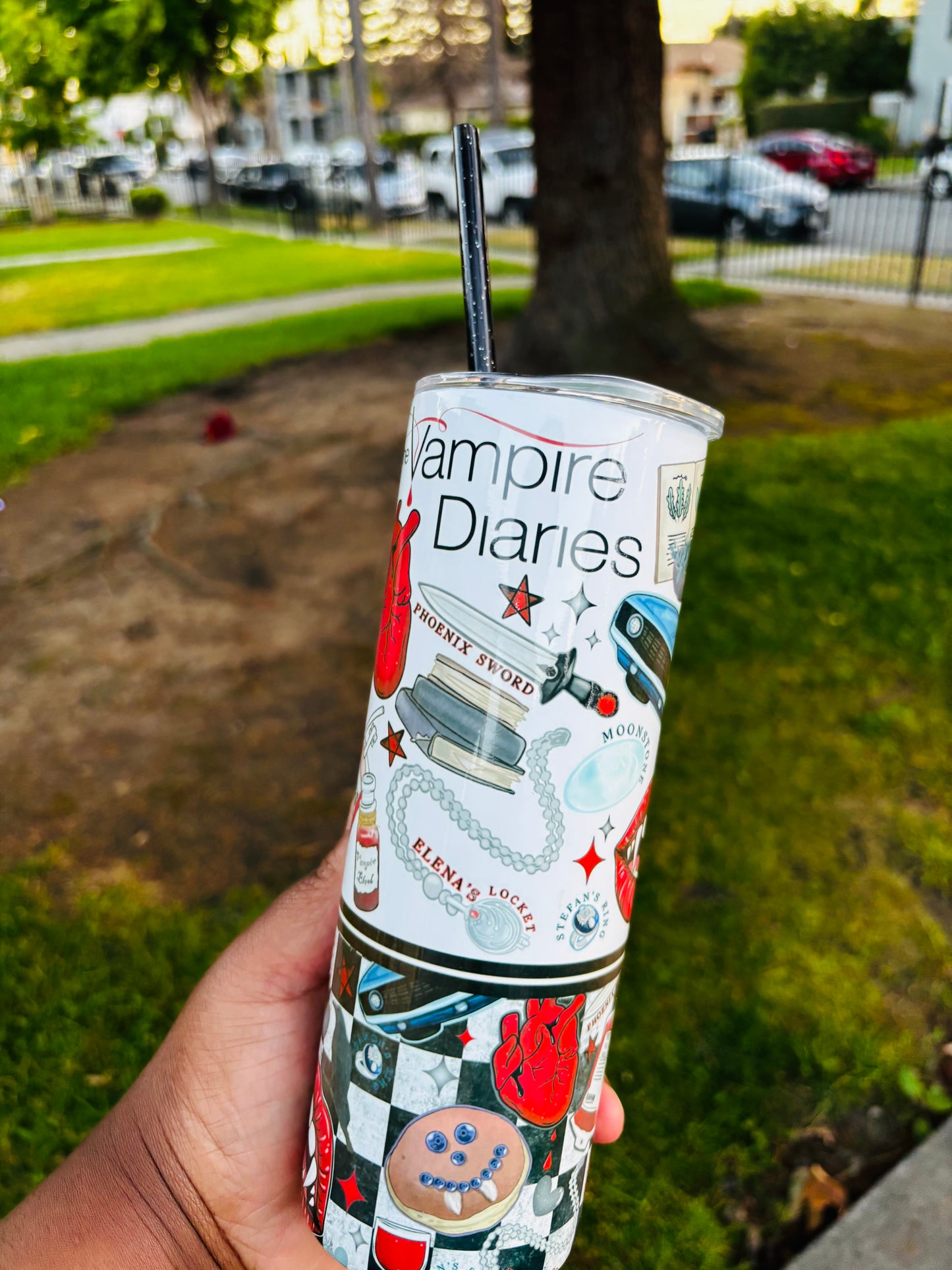 Vampire diaries 20oz tumbler