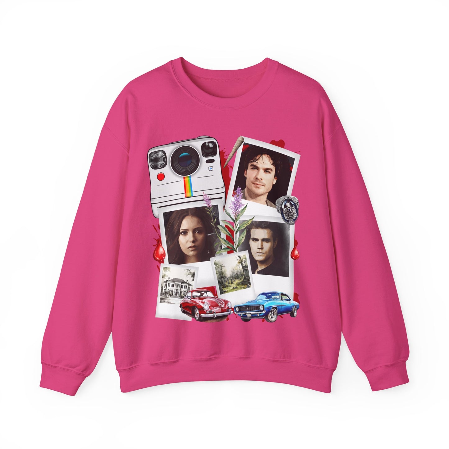Vampire diaries Collage Crewneck Sweatshirt