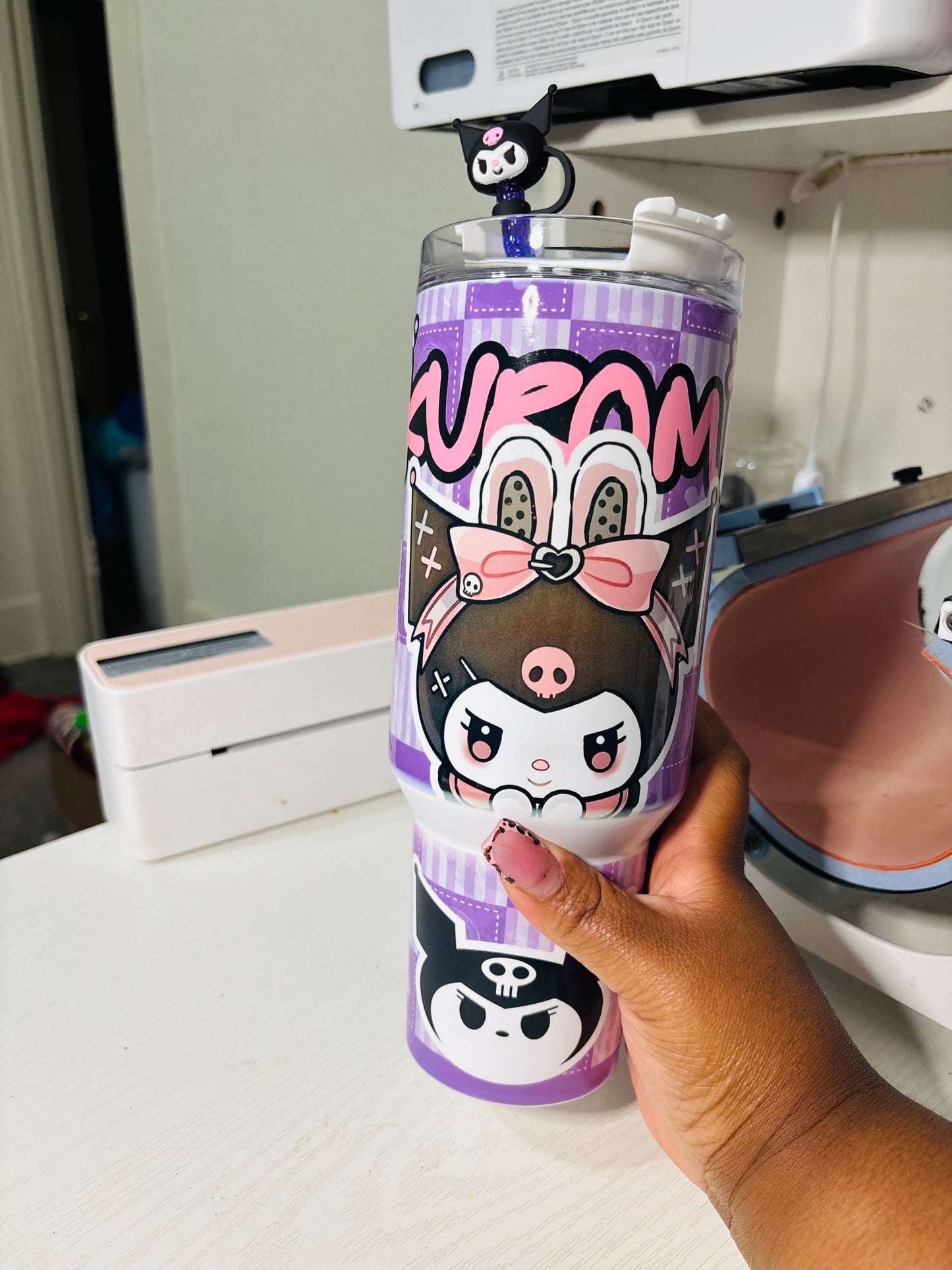 Kuromi 40oz sublimation tumbler