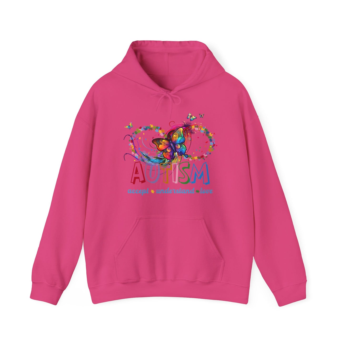 accept understand & love Unisex Heavy Blend™ Hooded Sweatshirt