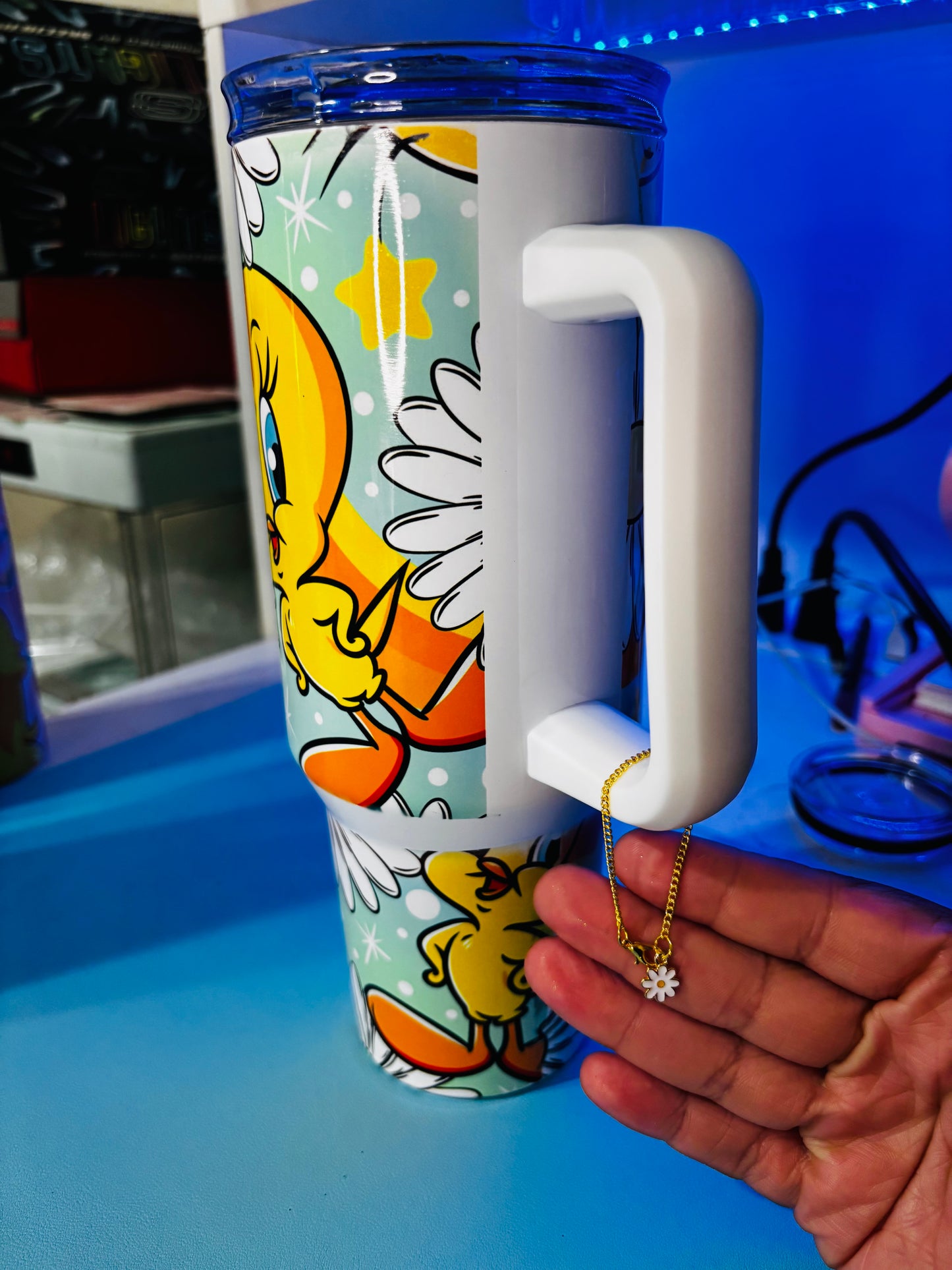 Colorful tweety 40oz tumbler