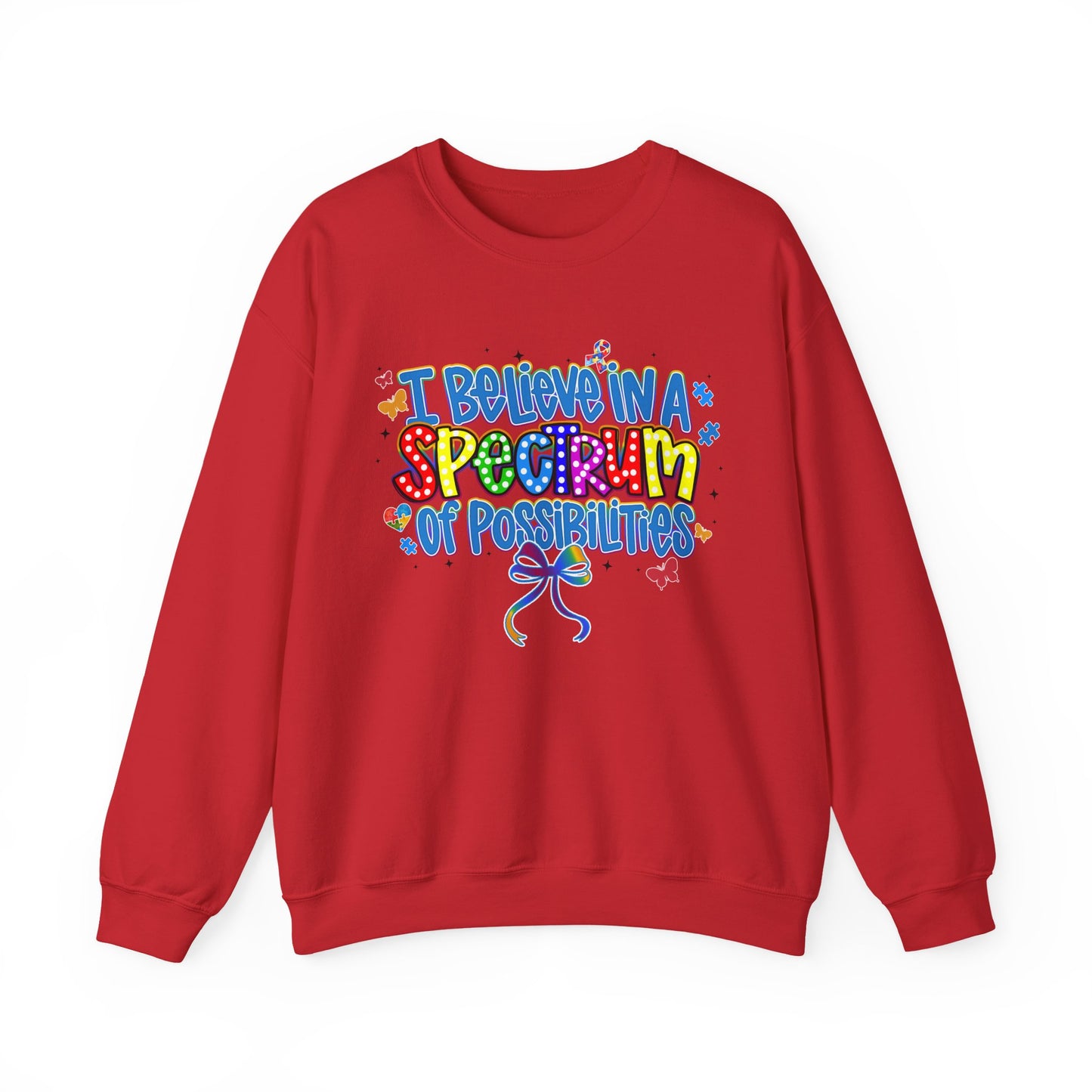 "I Believe in a Spectrum of Possibilities" Colorful Pride Design