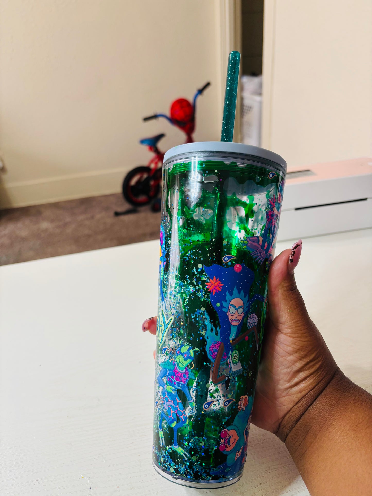 Rick nd Morty 24oz acrylic tumbler