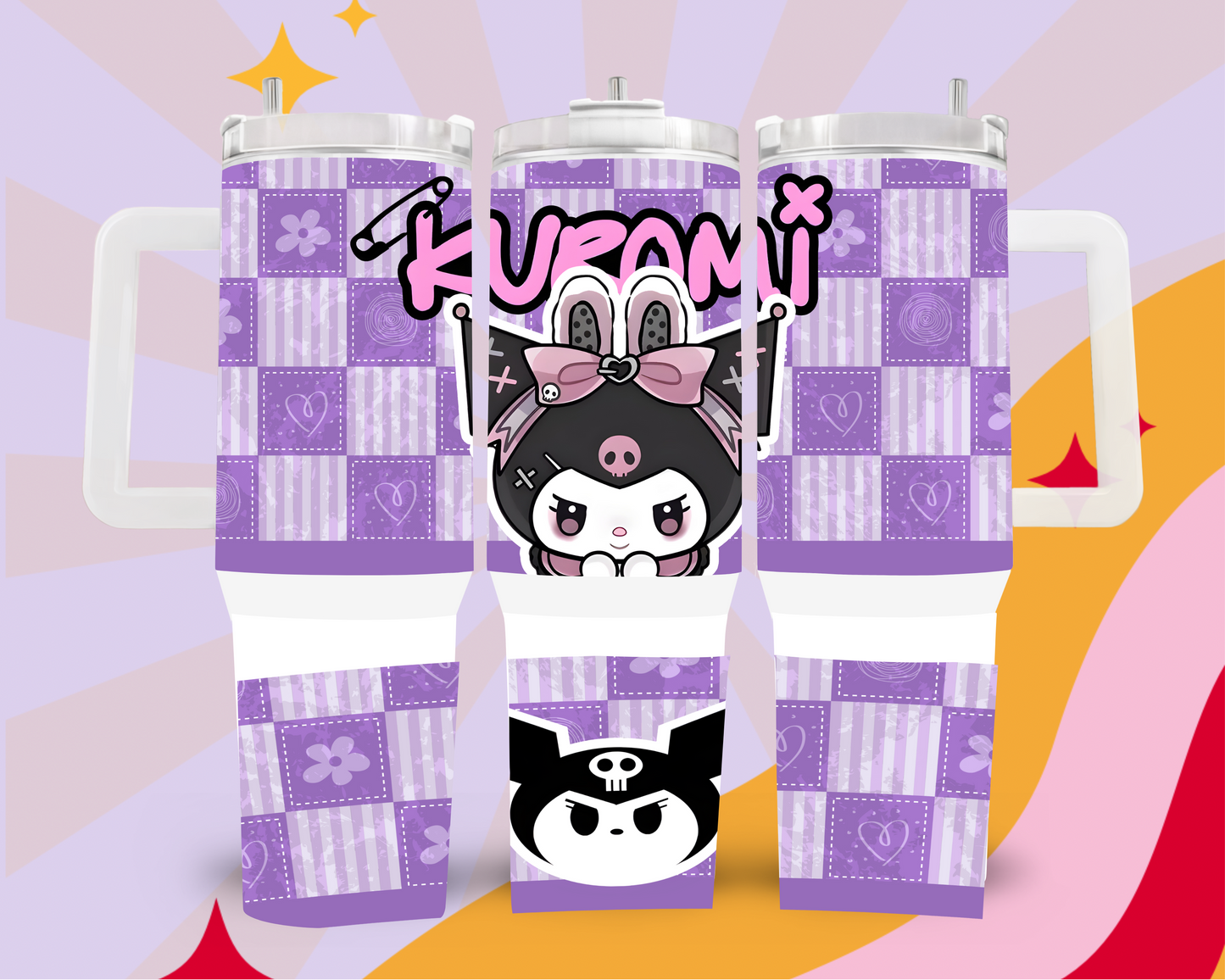 Kuromi 40oz sublimation tumbler