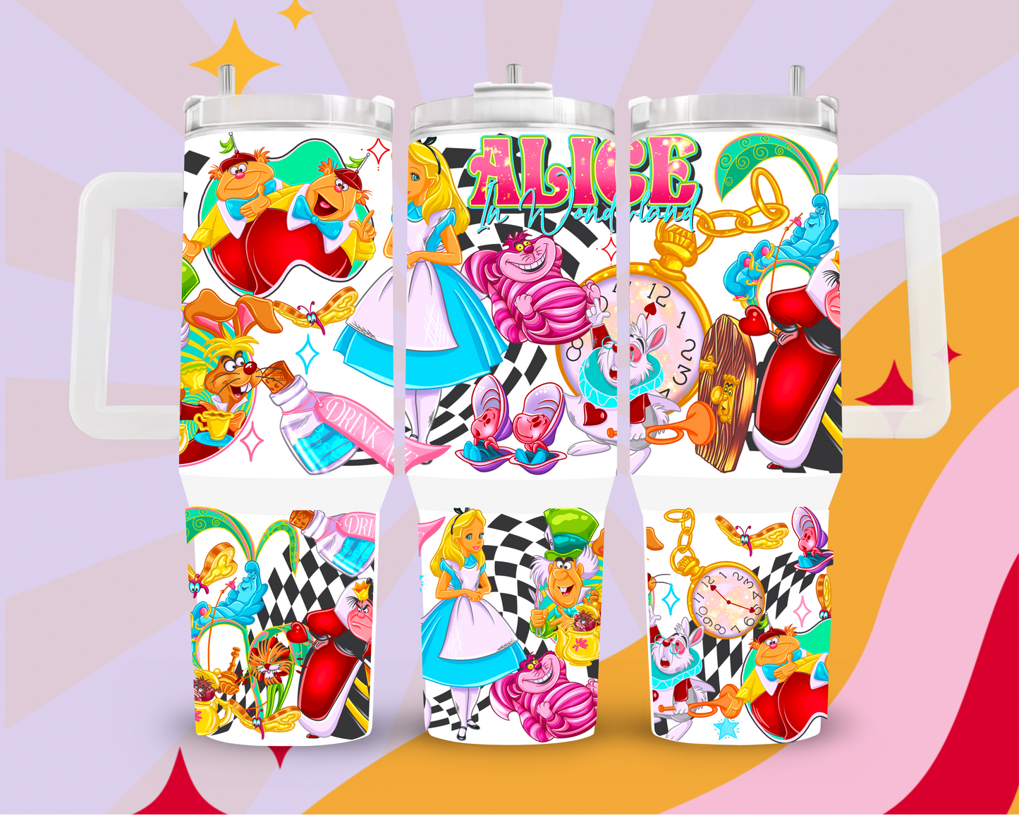 Alice 40oz sublimation tumbler