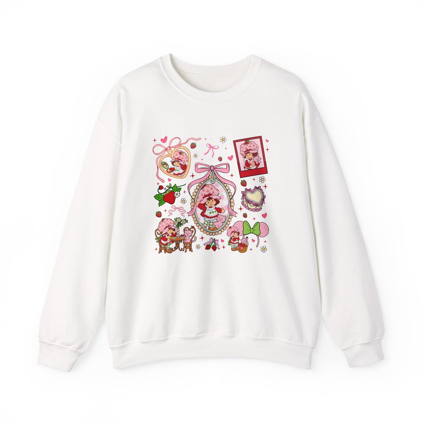Strawberry shortcake Vintage-Inspired Crewneck