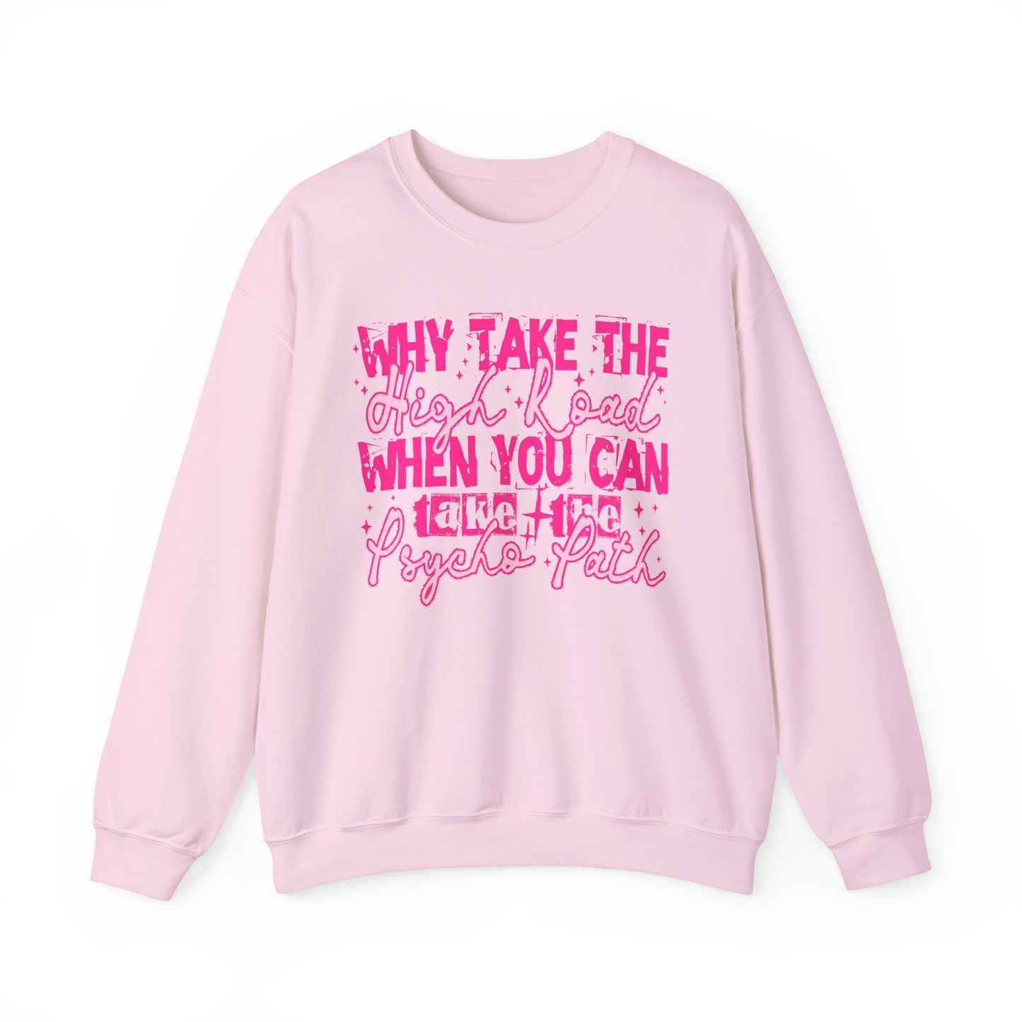 Psycho-Vibe Crewneck Sweatshirt | Fun Unisex Gift, Cozy Casual Wear, Trendy Street Style, Everyday Relaxation