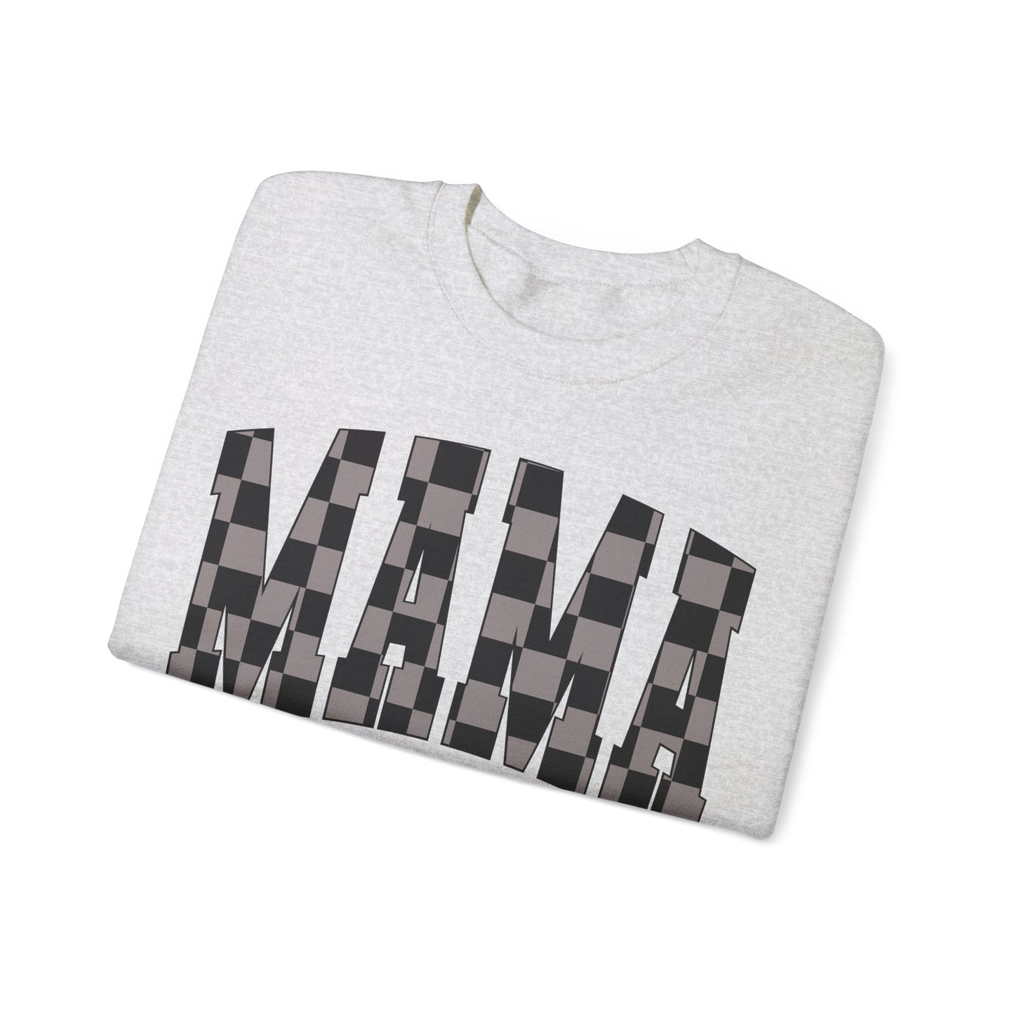 checkered mama Unisex Heavy Blend™ Crewneck Sweatshirt