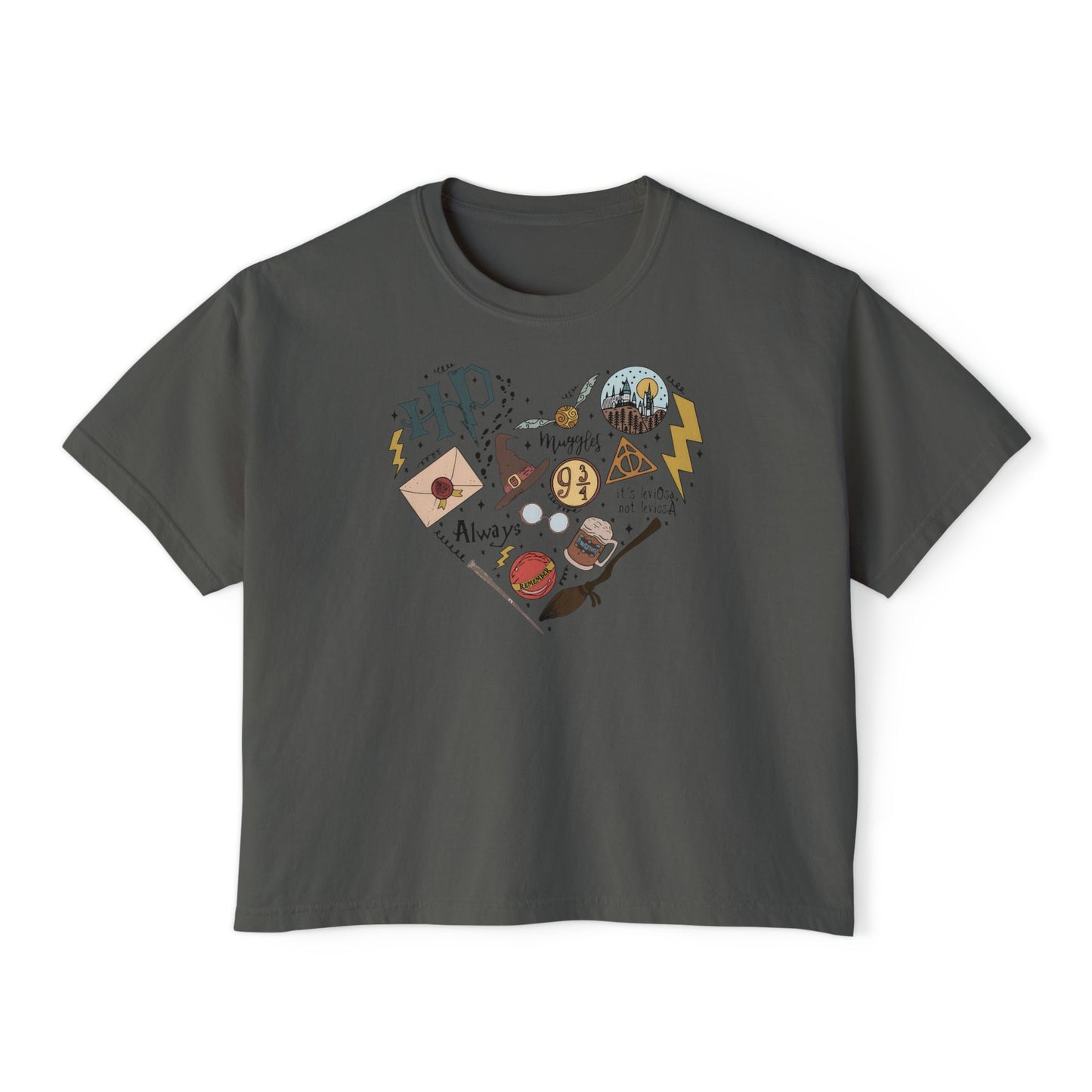 Harry Potter Inspired Women's Boxy Tee