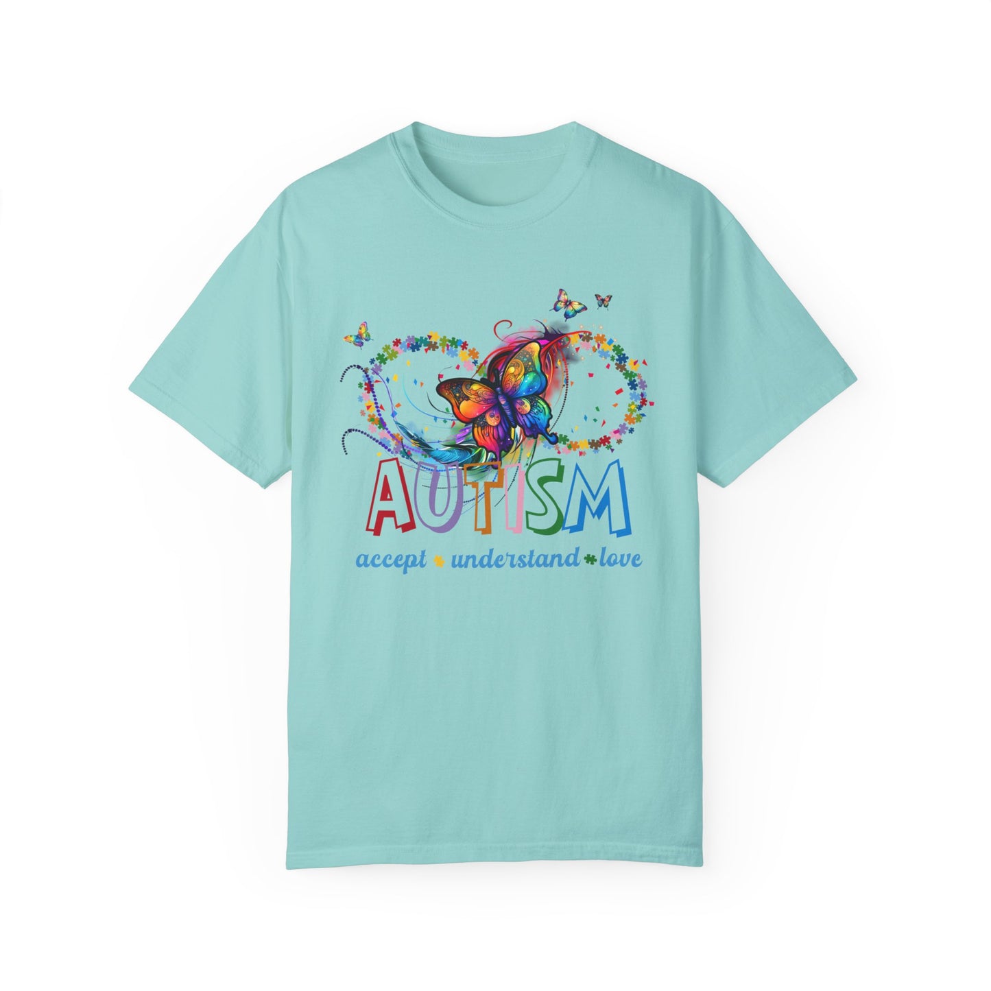 accept understand & love Unisex Garment-Dyed T-shirt
