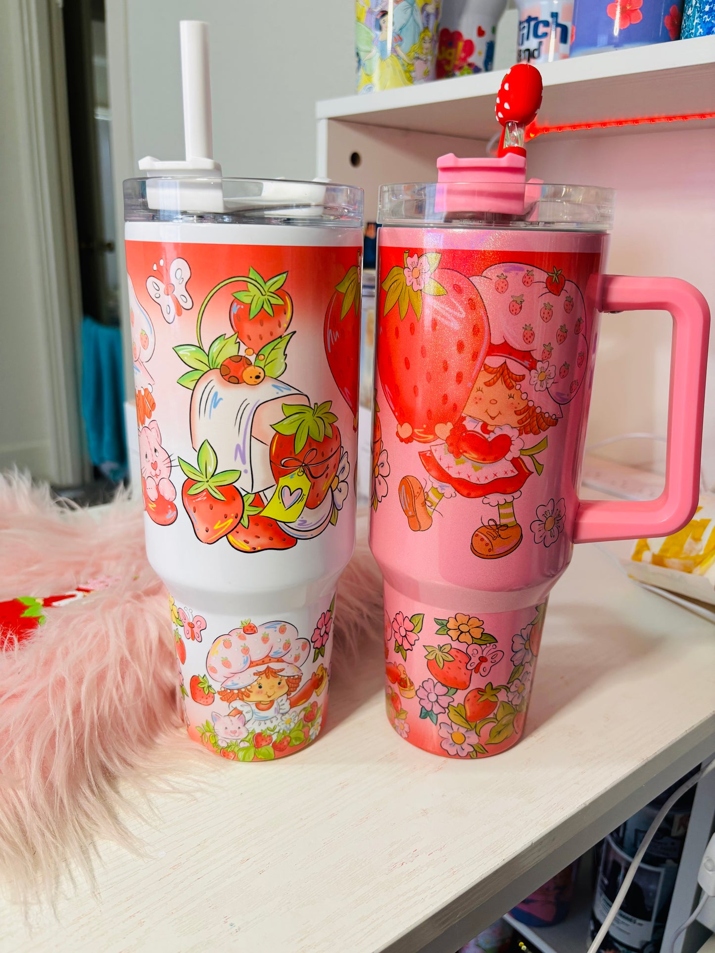 Original strawberry girl 40oz tumbler