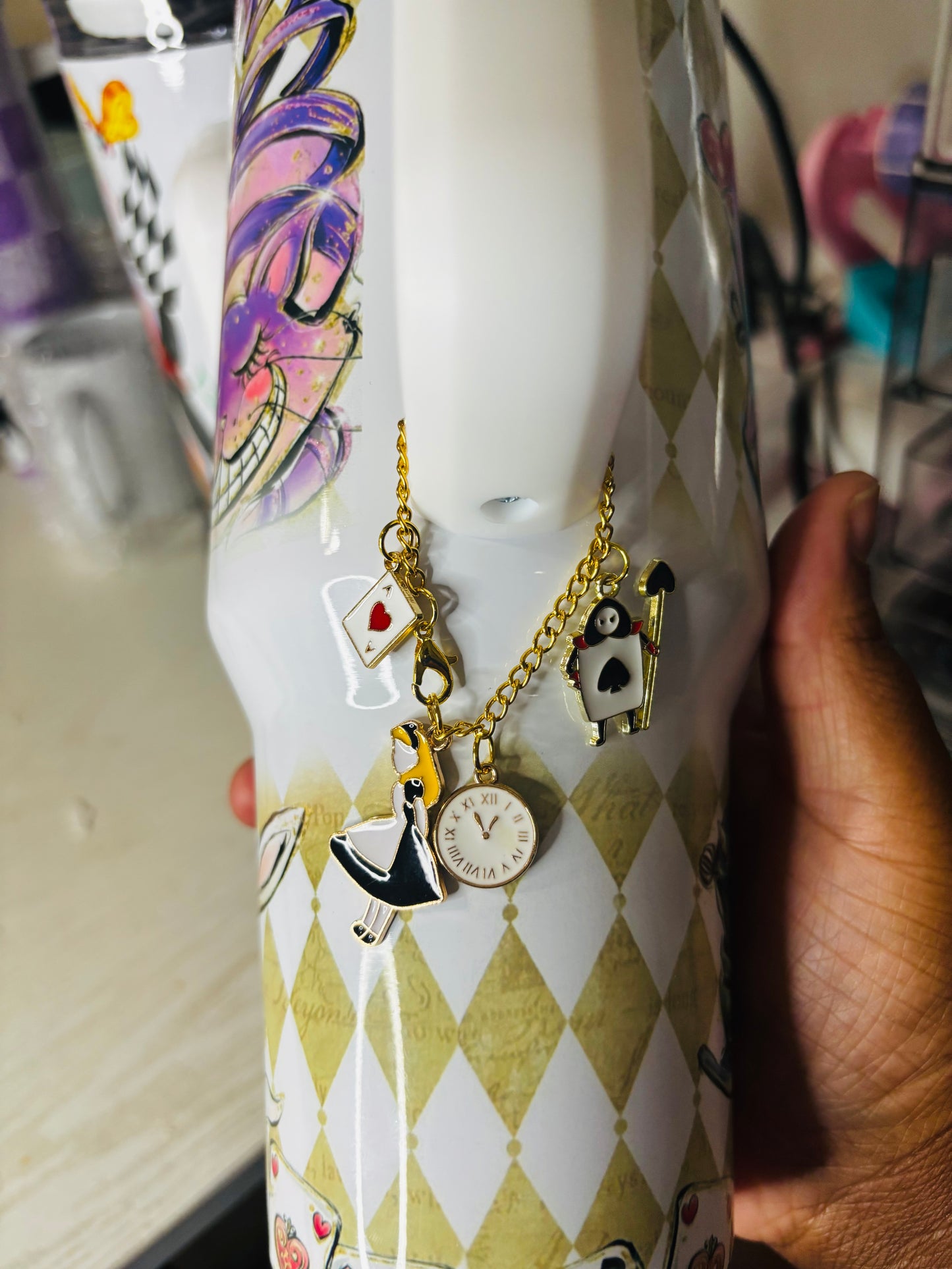 We’re all mad here 40oz tumbler