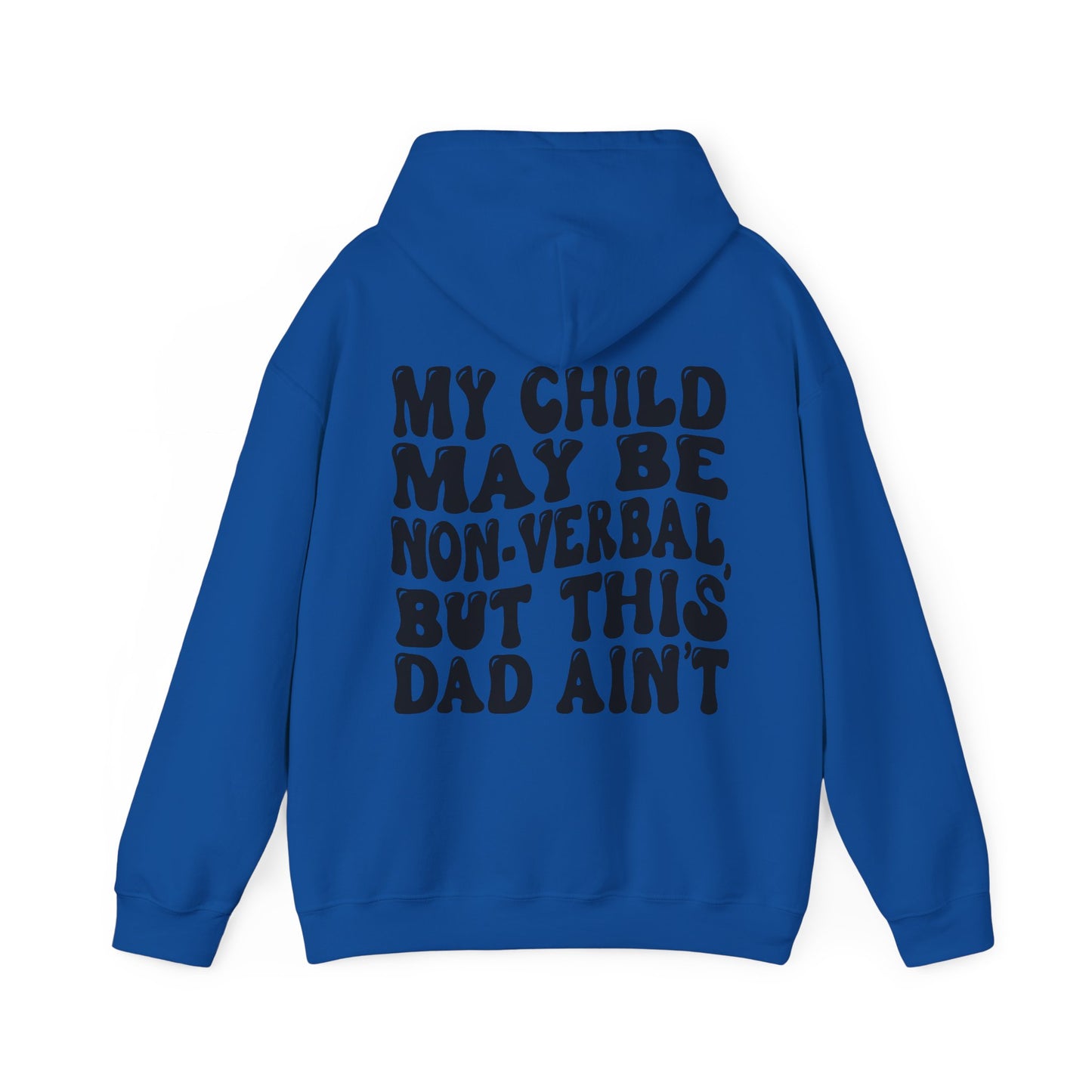 this dad is verbal Unisex Heavy Blend™ Hooded Sweatshirt