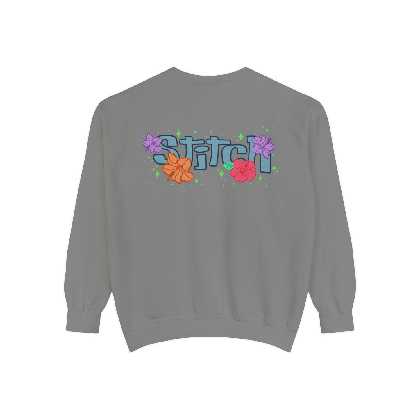 Stitch lace floral Graphic Sweatshirt
