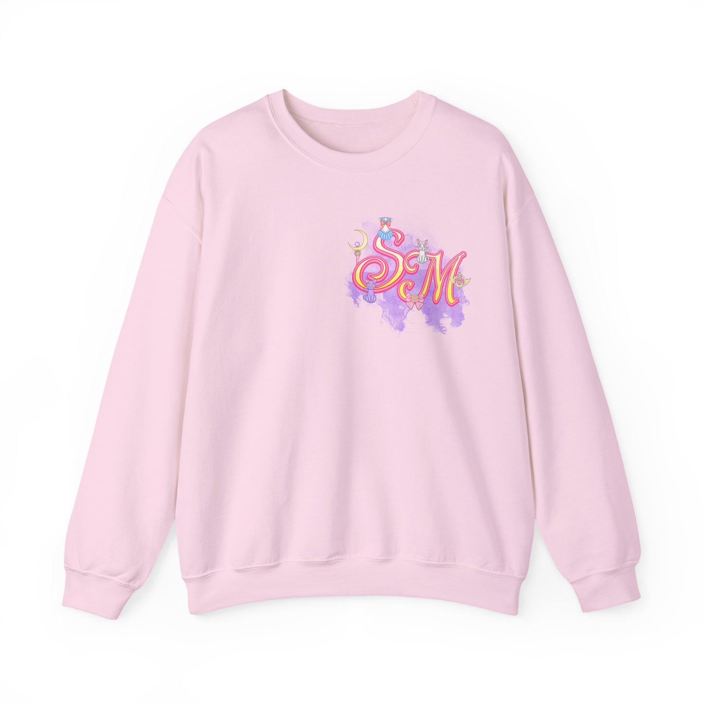 Sailor Moon Inspired Crewneck Sweatshirt, Cozy Unisex Top, Gift for Anime Fans, Casual Wear, Cute Aesthetic Apparel