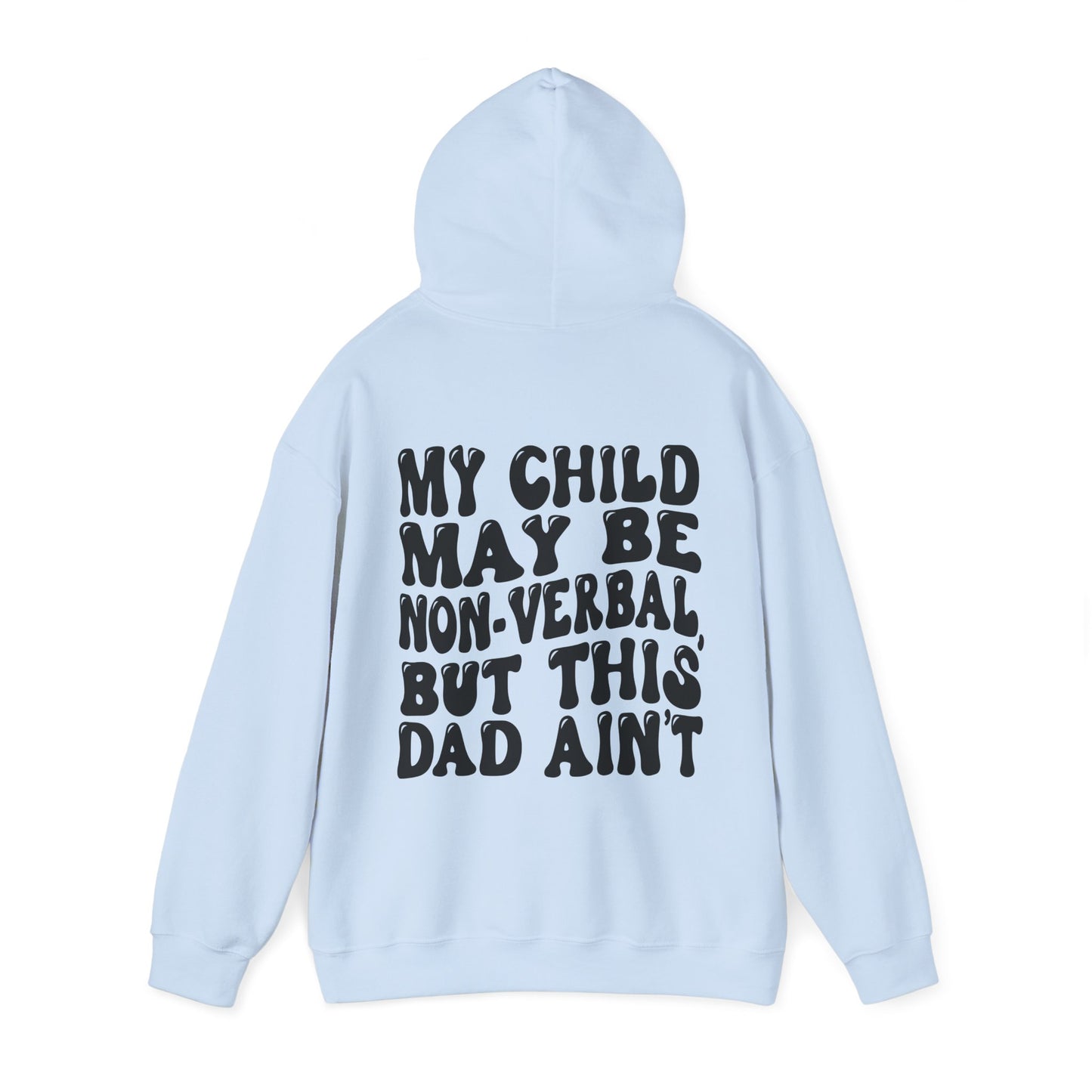 this dad is verbal Unisex Heavy Blend™ Hooded Sweatshirt
