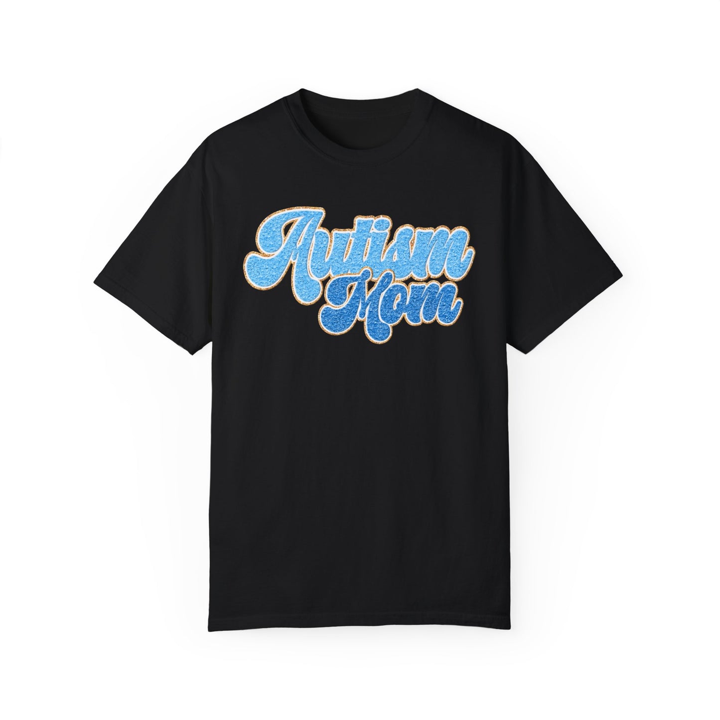 autism mom faux Unisex Garment-Dyed T-shirt