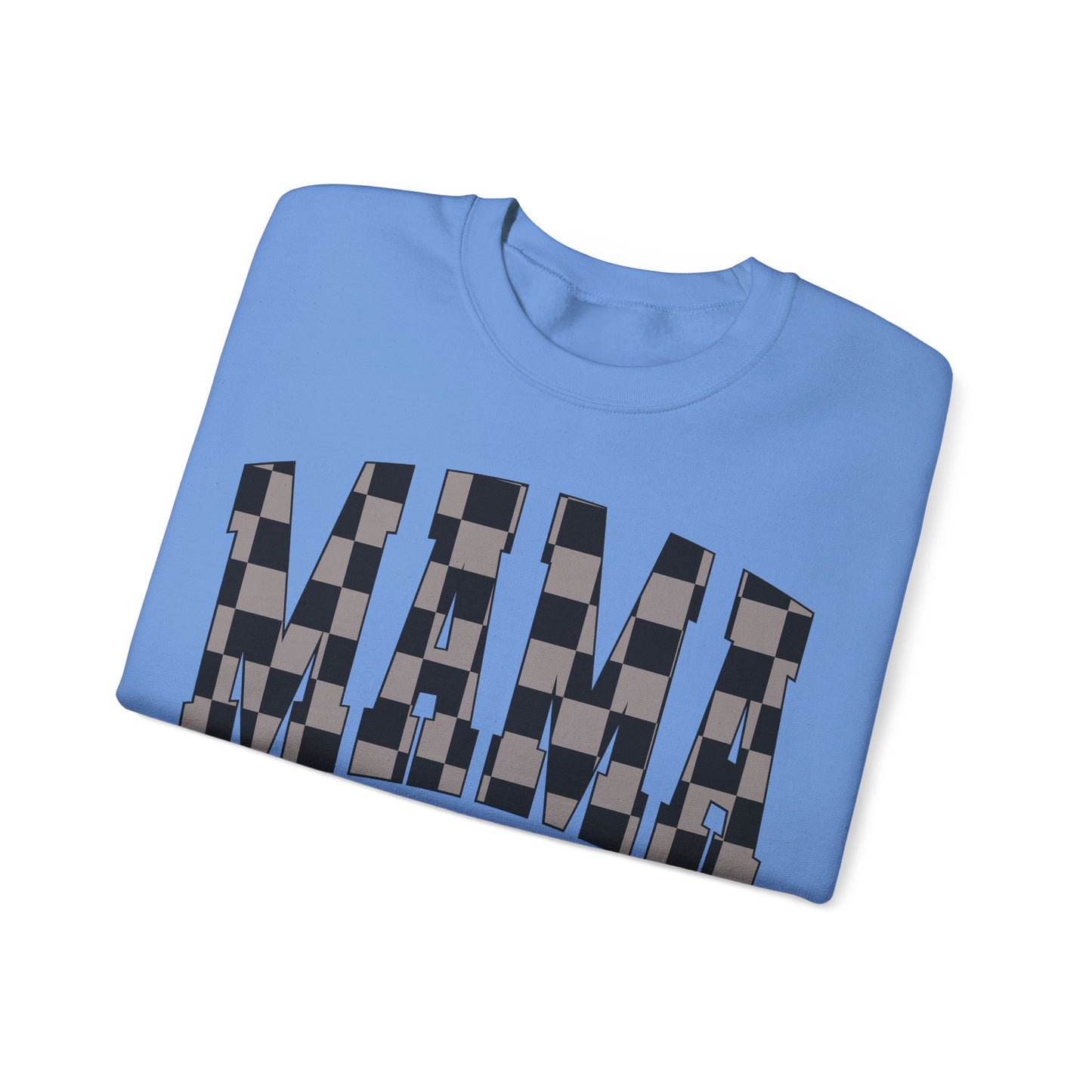 checkered mama Unisex Heavy Blend™ Crewneck Sweatshirt
