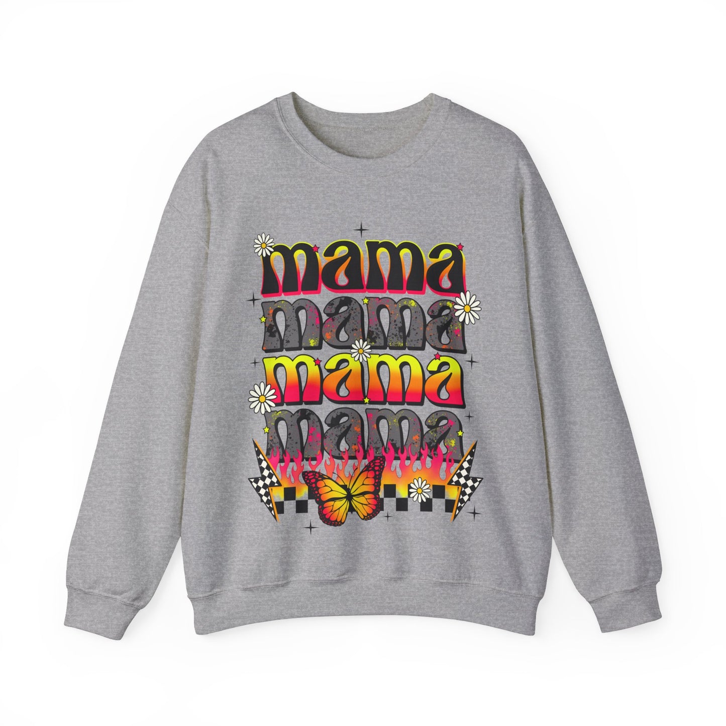 flame mama Unisex Heavy Blend™ Crewneck Sweatshirt