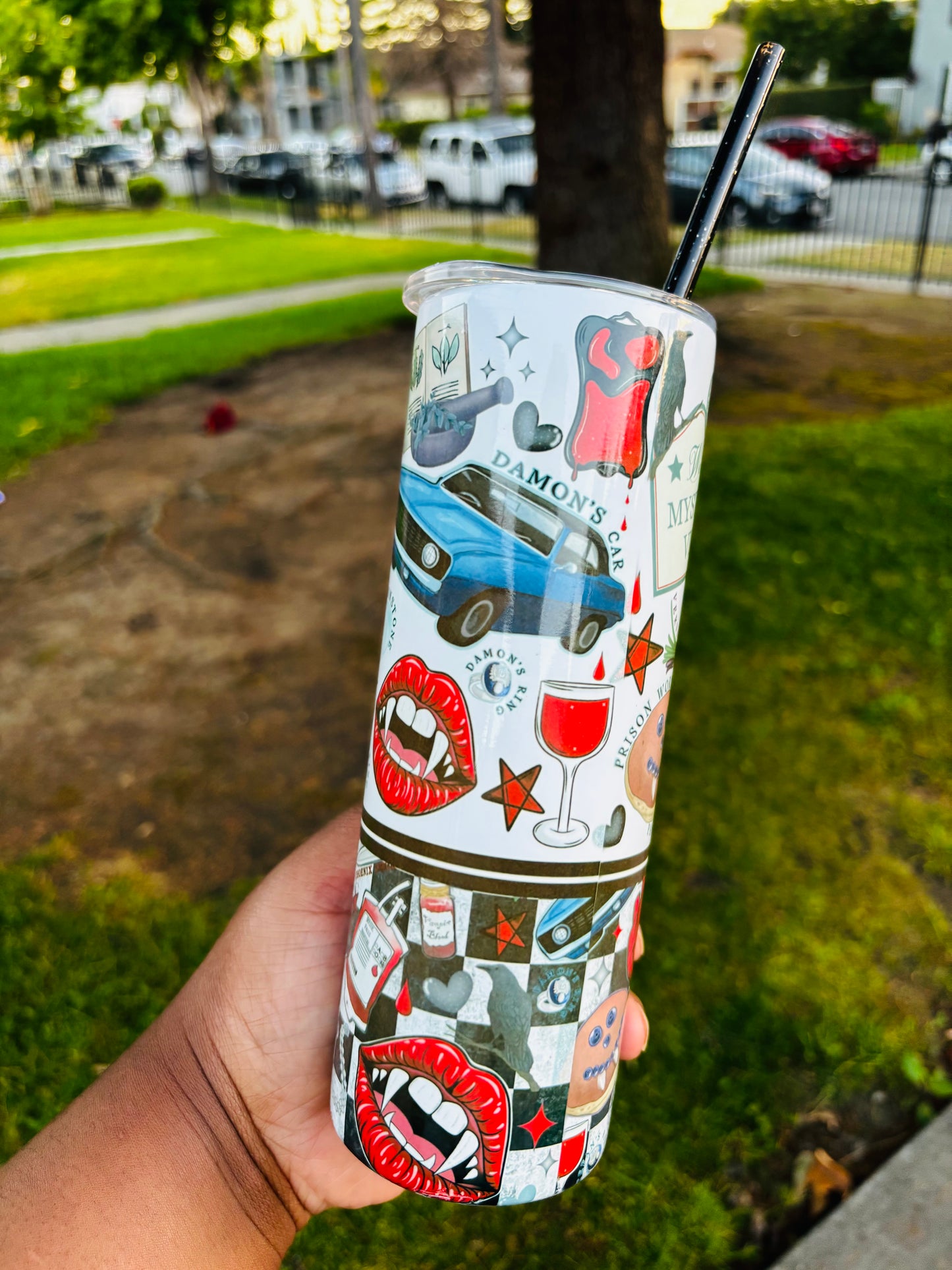 Vampire diaries 20oz tumbler