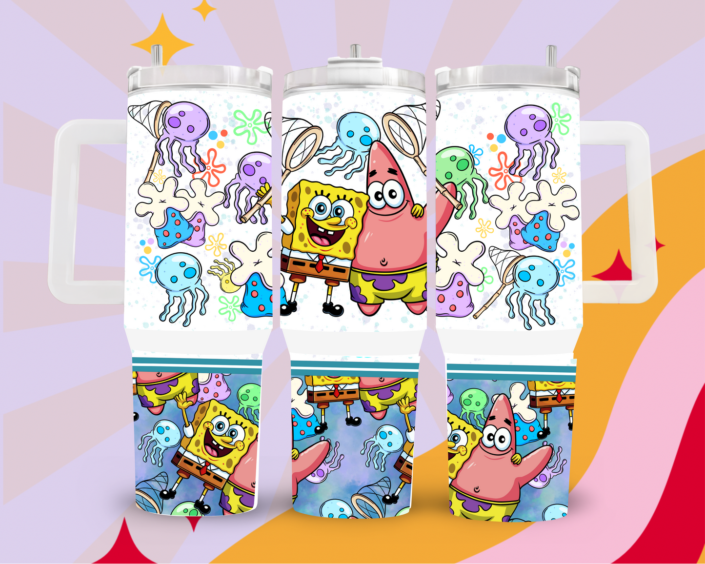 SpongeBob best day ever 40oz tumbler