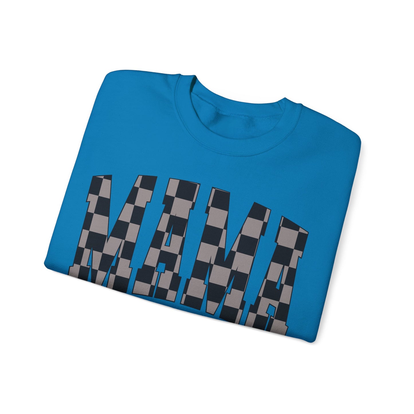 checkered mama Unisex Heavy Blend™ Crewneck Sweatshirt
