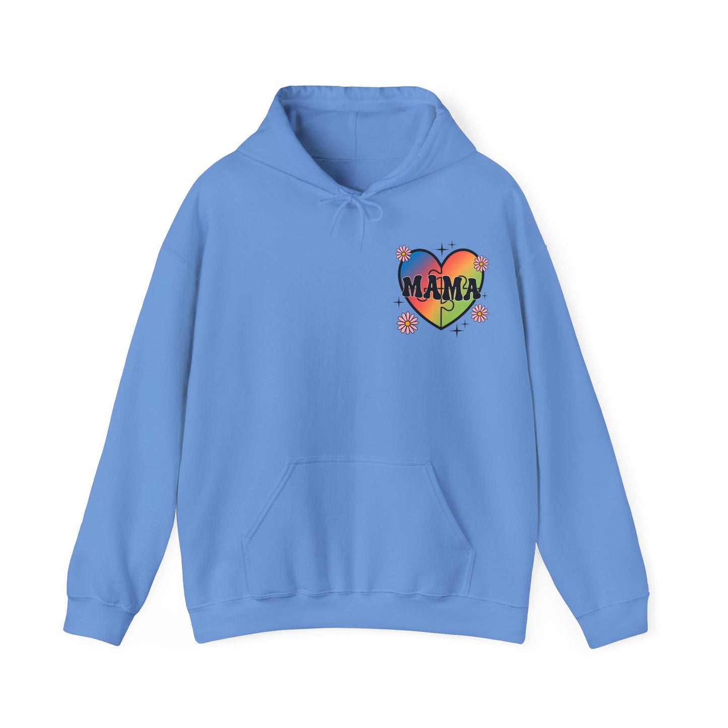 somebodys proud autism mama Unisex Heavy Blend™ Hooded Sweatshirt