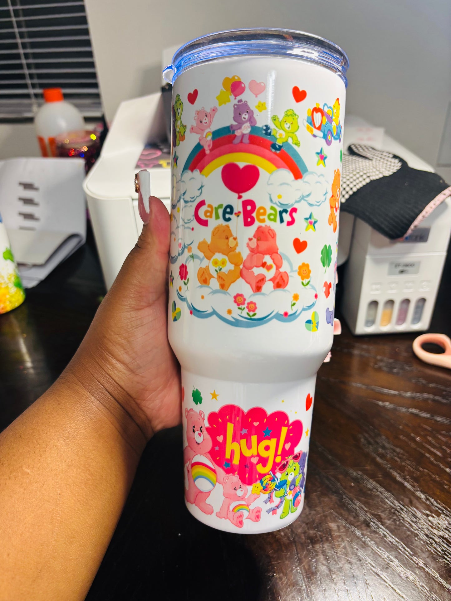 Care Bears hug 40oz tumbler