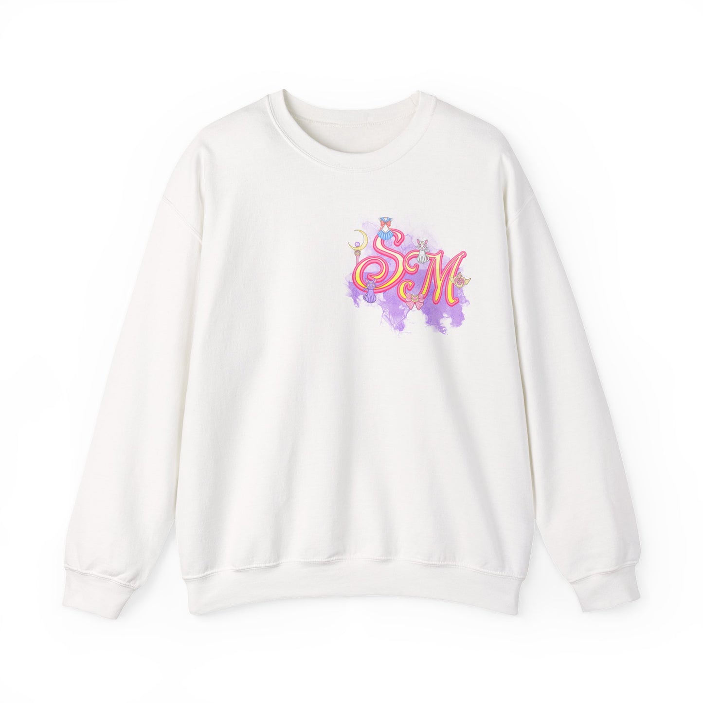 Sailor Moon Inspired Crewneck Sweatshirt, Cozy Unisex Top, Gift for Anime Fans, Casual Wear, Cute Aesthetic Apparel