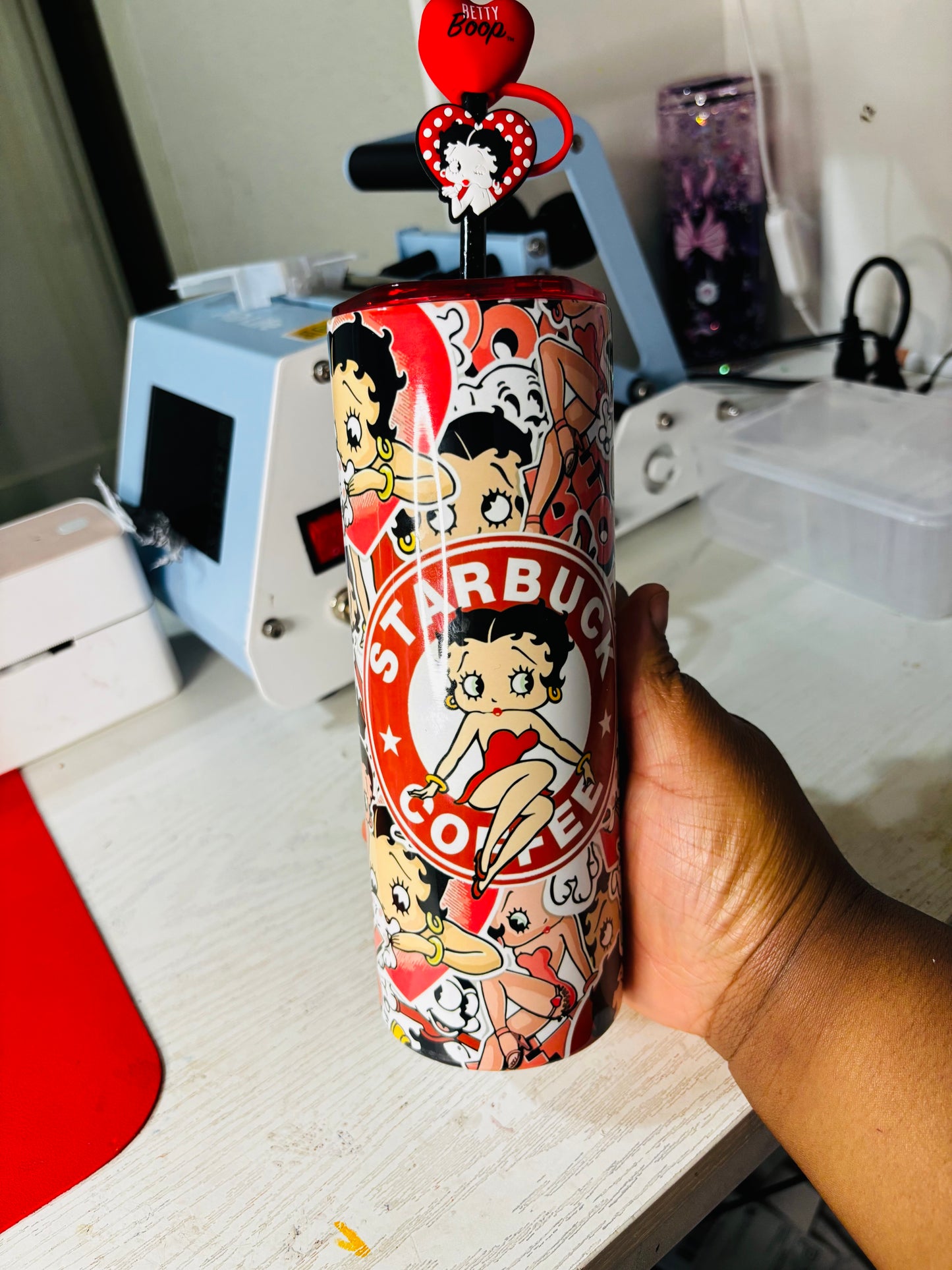 Betty Bop 20oz sublimation tumbler