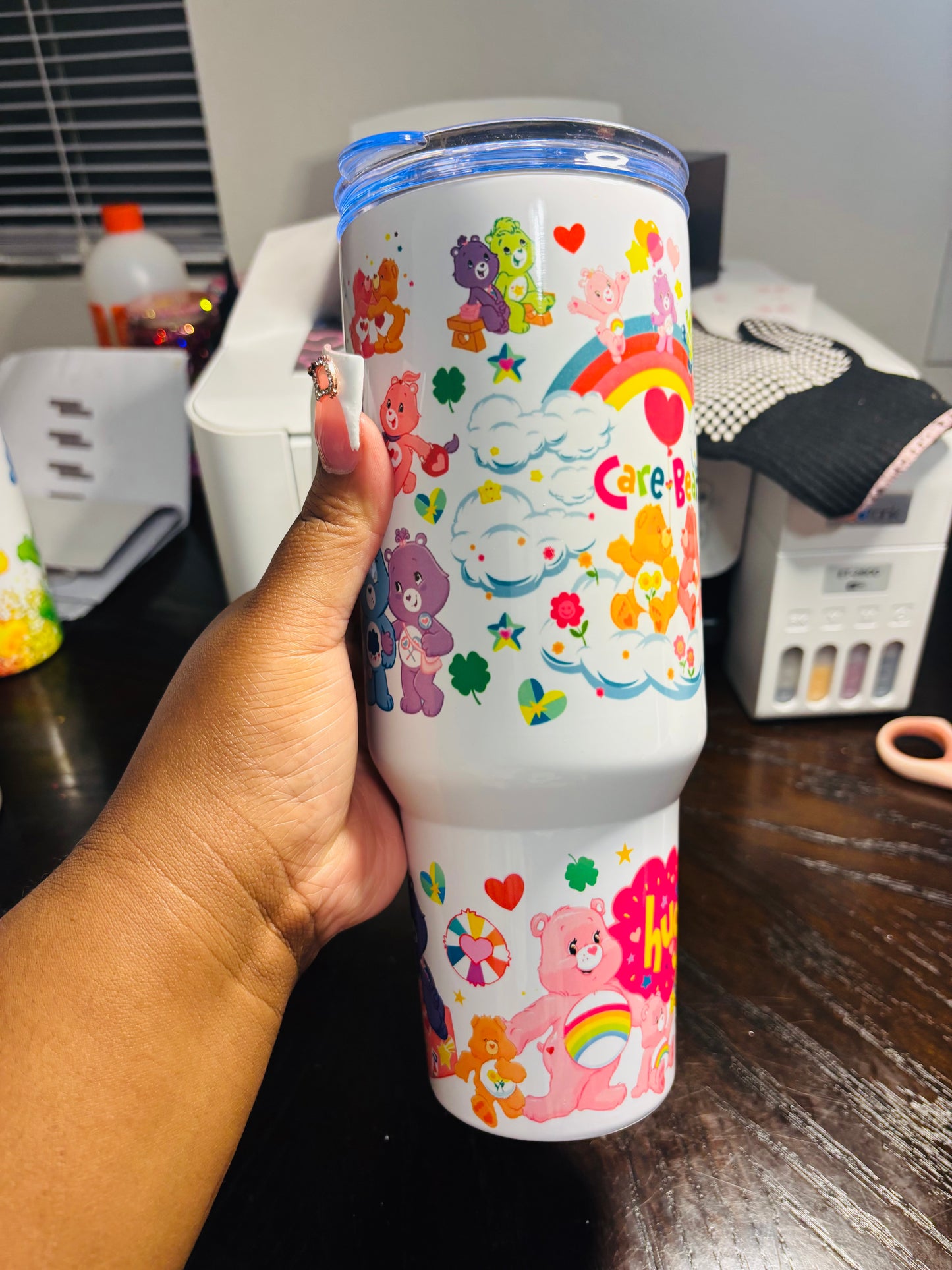 Care Bears hug 40oz tumbler