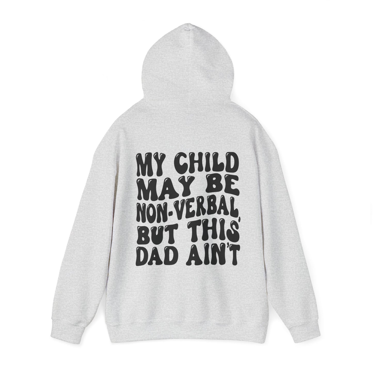 this dad is verbal Unisex Heavy Blend™ Hooded Sweatshirt