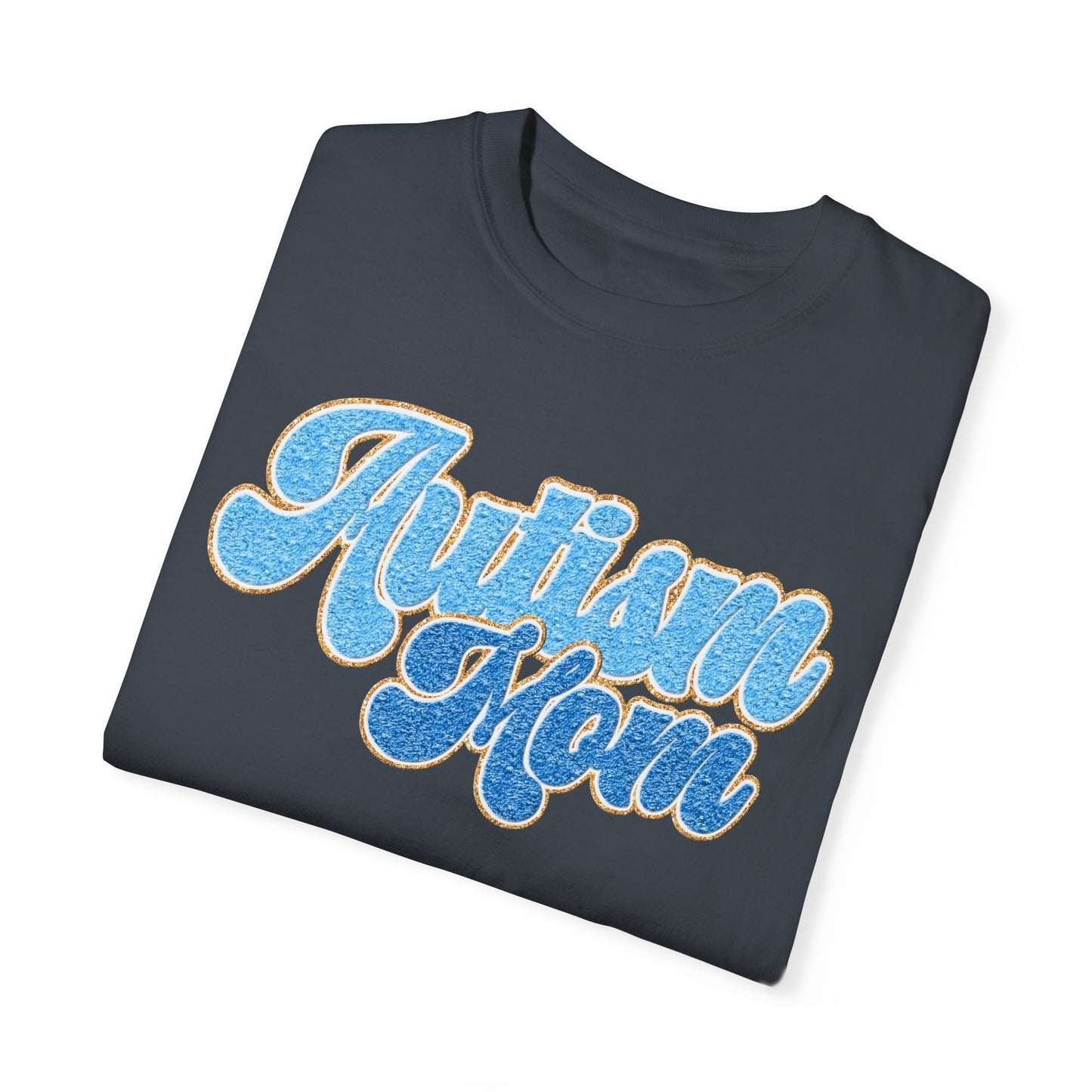 autism mom faux Unisex Garment-Dyed T-shirt