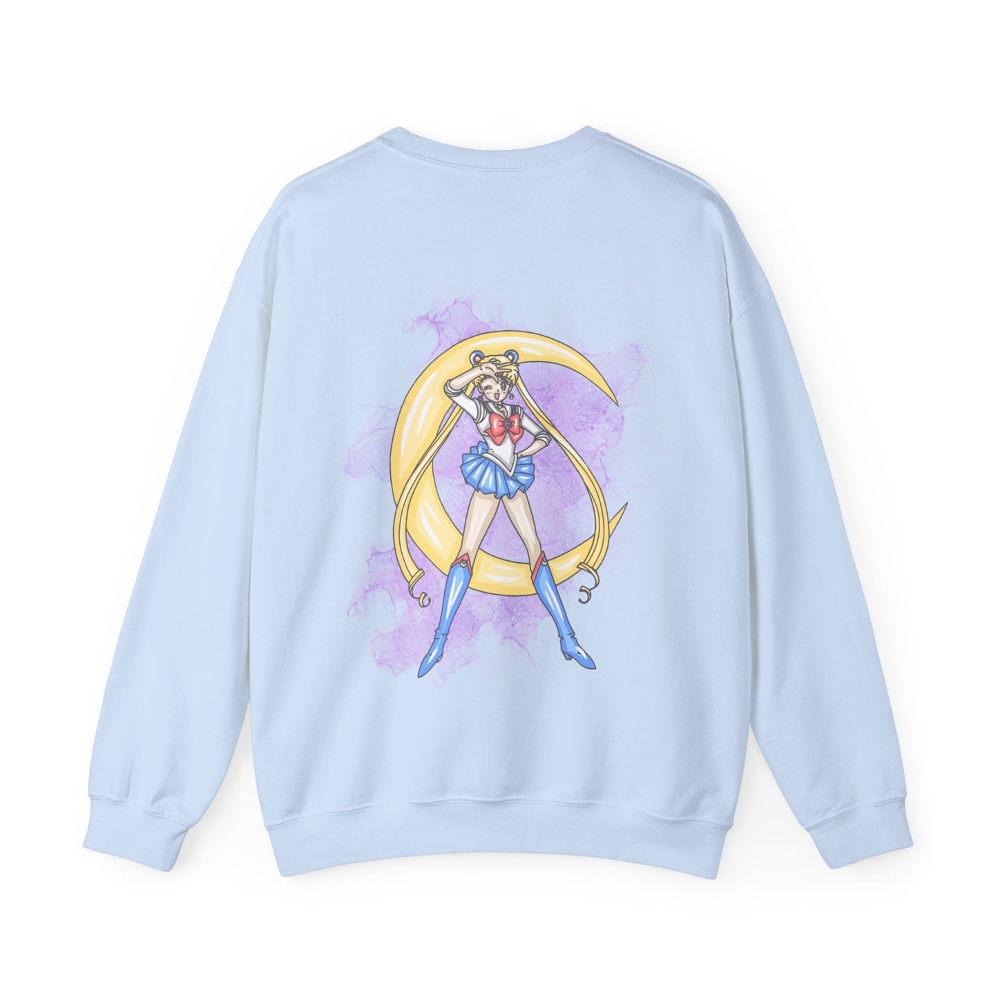 Sailor Moon Inspired Crewneck Sweatshirt, Cozy Unisex Top, Gift for Anime Fans, Casual Wear, Cute Aesthetic Apparel